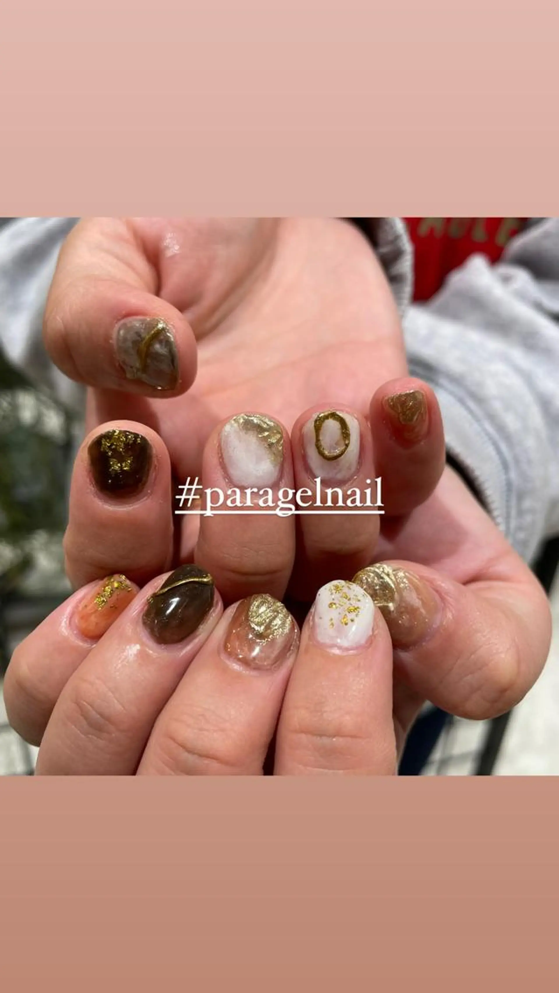 ネイル ニュアンスネイル ハンドネイル 淡色ネイル 🎀moeのネイルデザイン