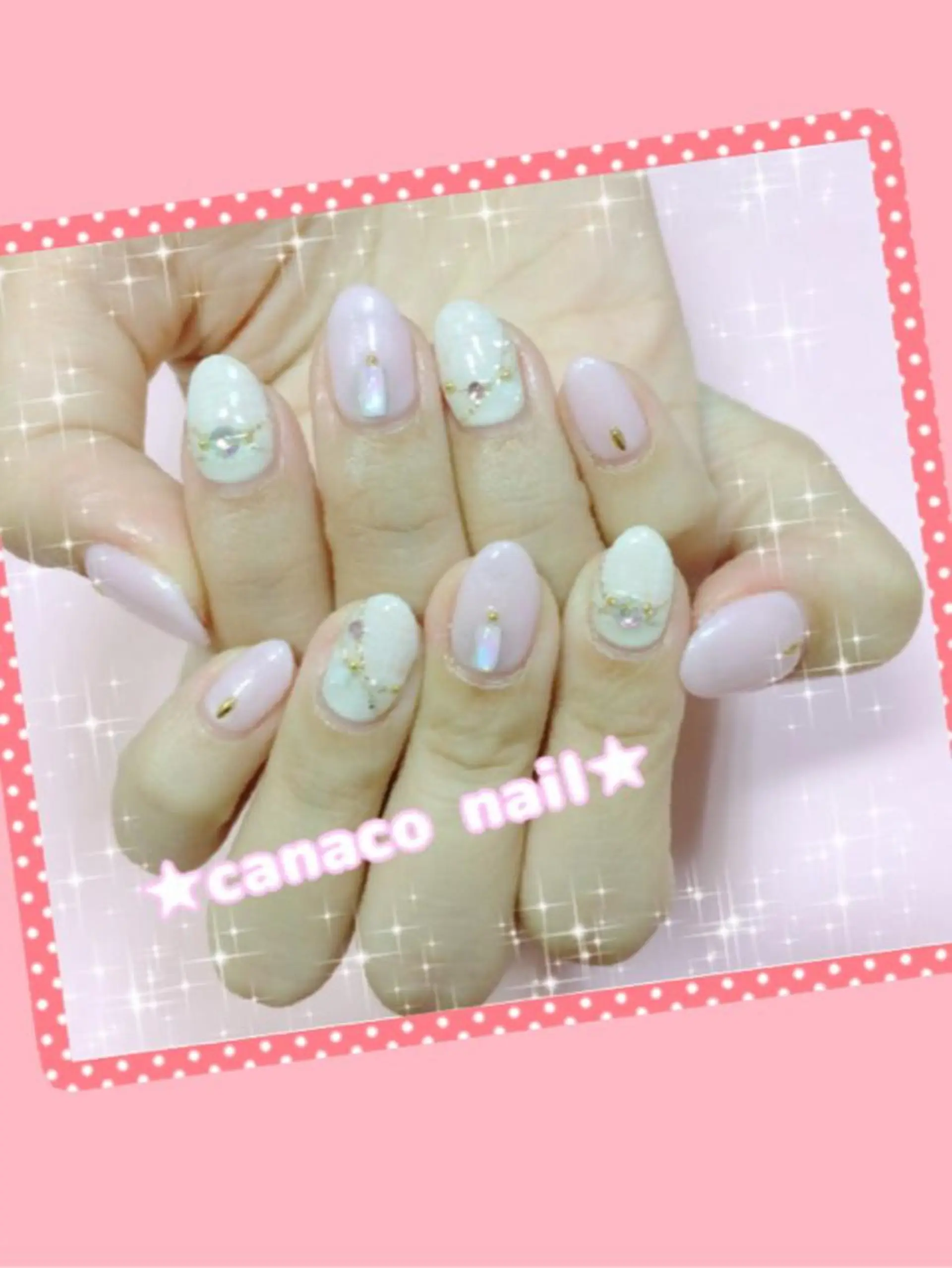 ネイル アートネイル ツイードネイル Felice所属・ベテランネイル cnc  nailのネイルデザイン