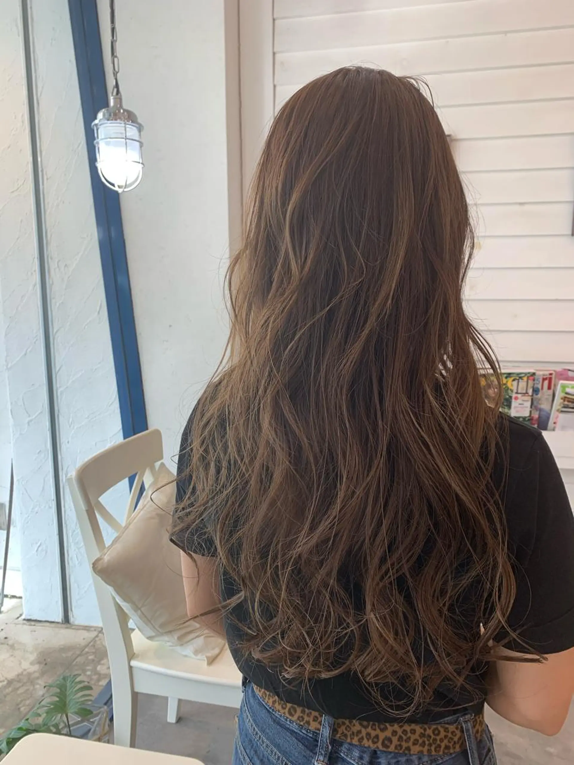 ロング カラー ヘアアレンジ VIM hairおもろまち店のヘアスタイル
