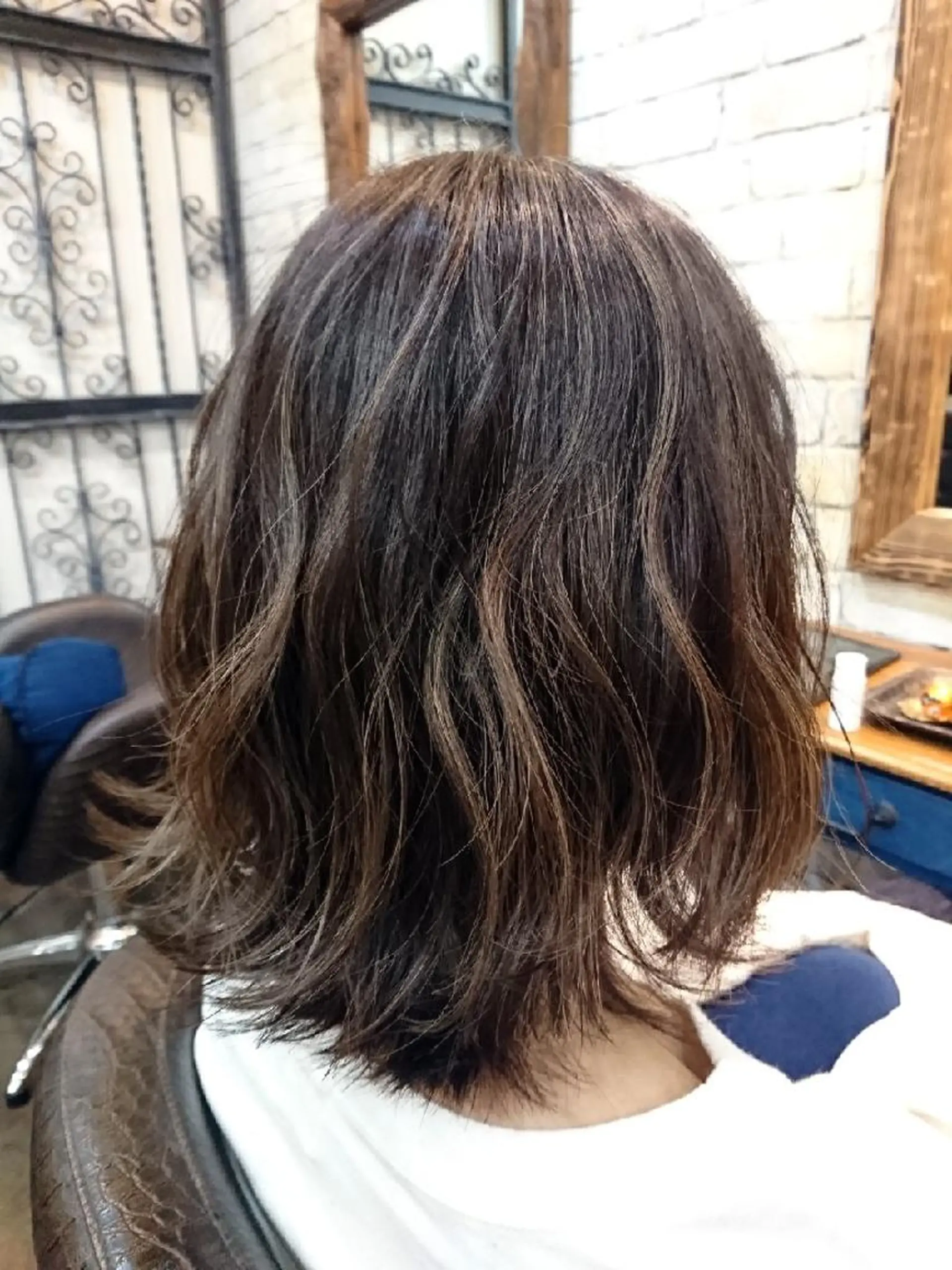 ミディアム カラー パーマ ヘアアレンジ メンズ メンズハイライト グラデーションカラー ハイライトカラー ハイライト ◆ショート/ボブ/ 髪質改善◆松本尚弥のヘアスタイル