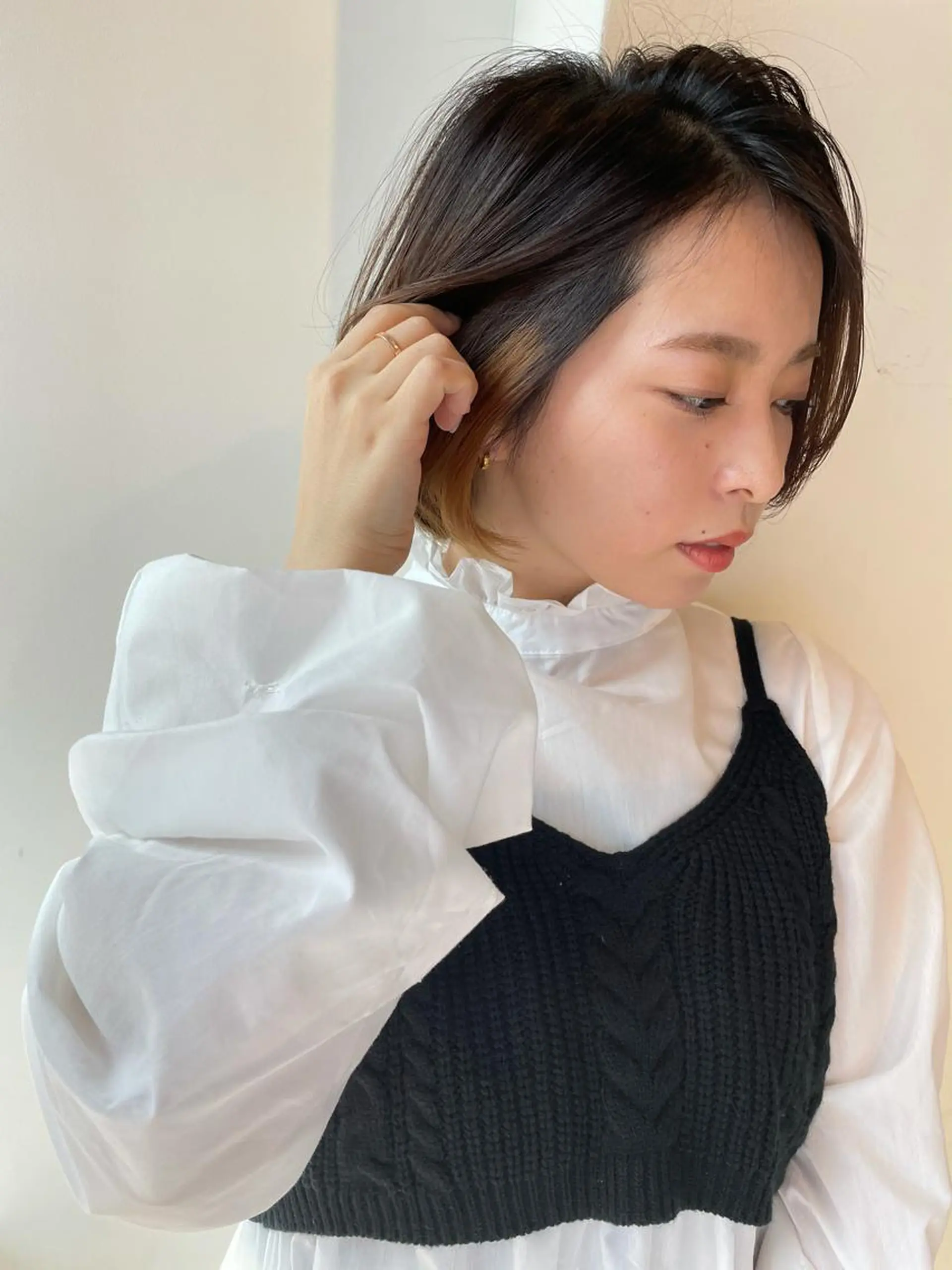 ショート カラー ヘアカラー トリートメント 過去一の柔髪ヘア 🌿IVYjoureのヘアスタイル