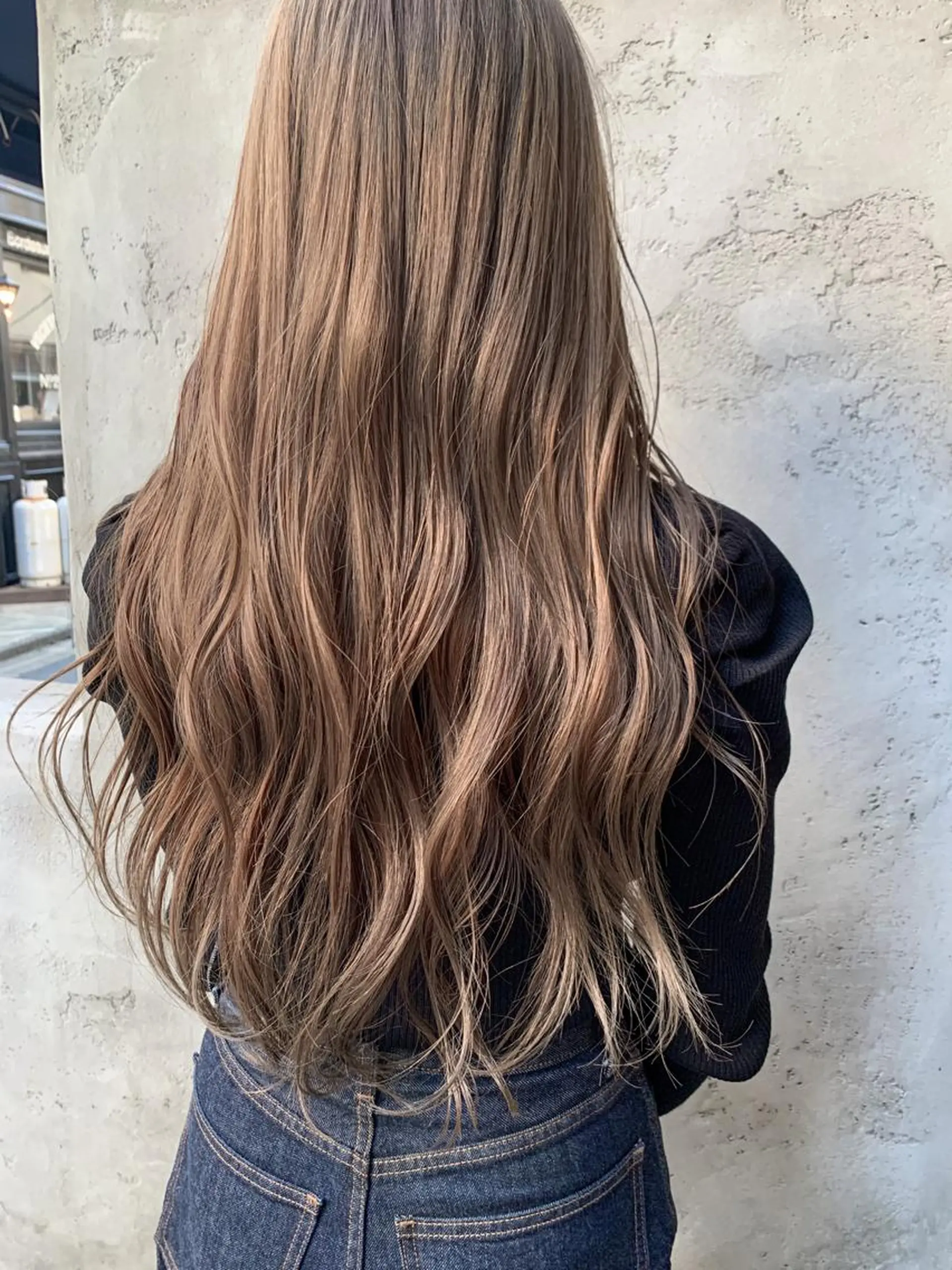 ロング カラー ヘアアレンジ カット ヘアカラー トリートメント yuka .のヘアスタイル