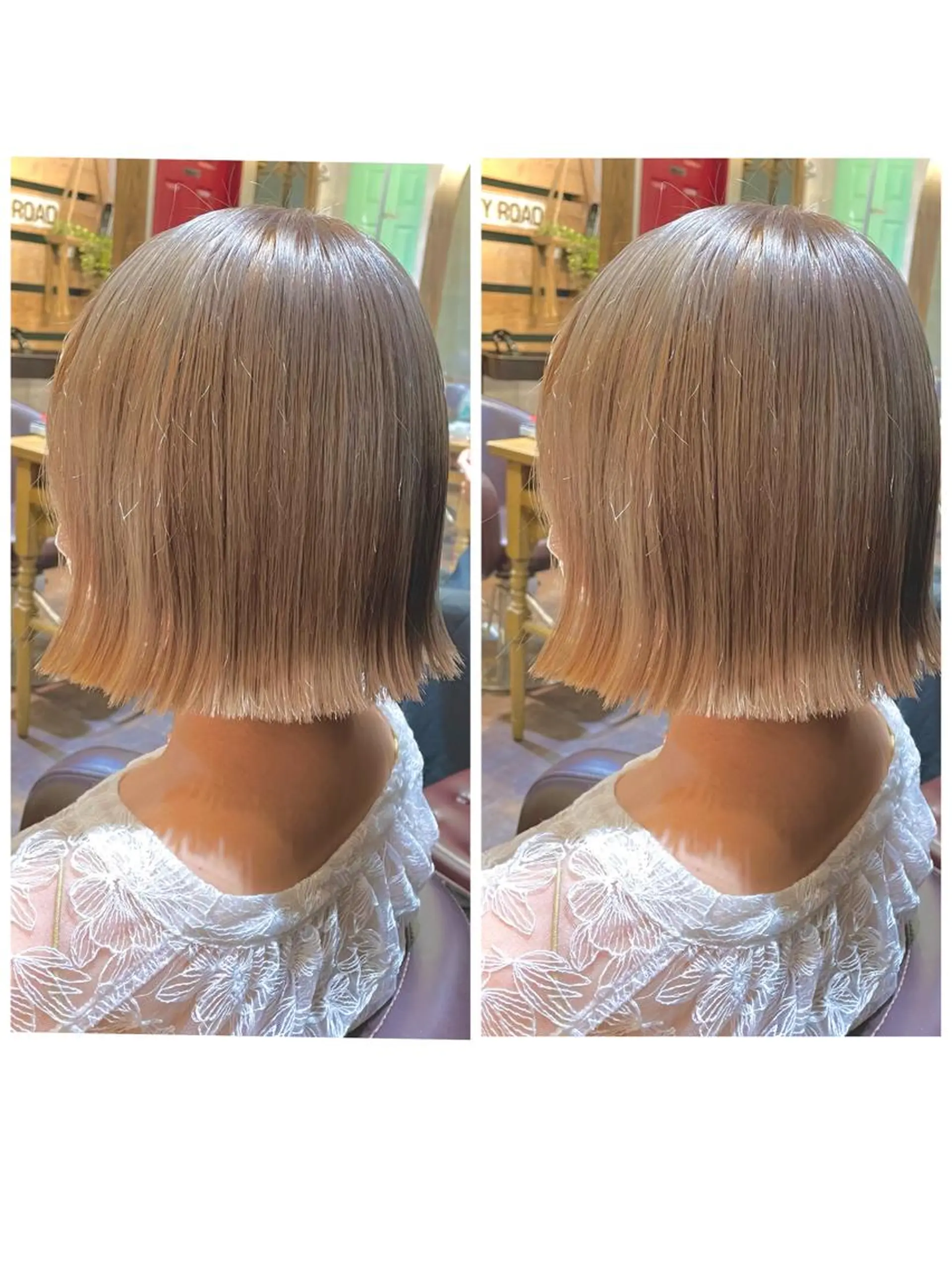 ショート カラー ヘアカラー トリートメント 🌟透明感カラー 🌟松岡勇輝のヘアスタイル