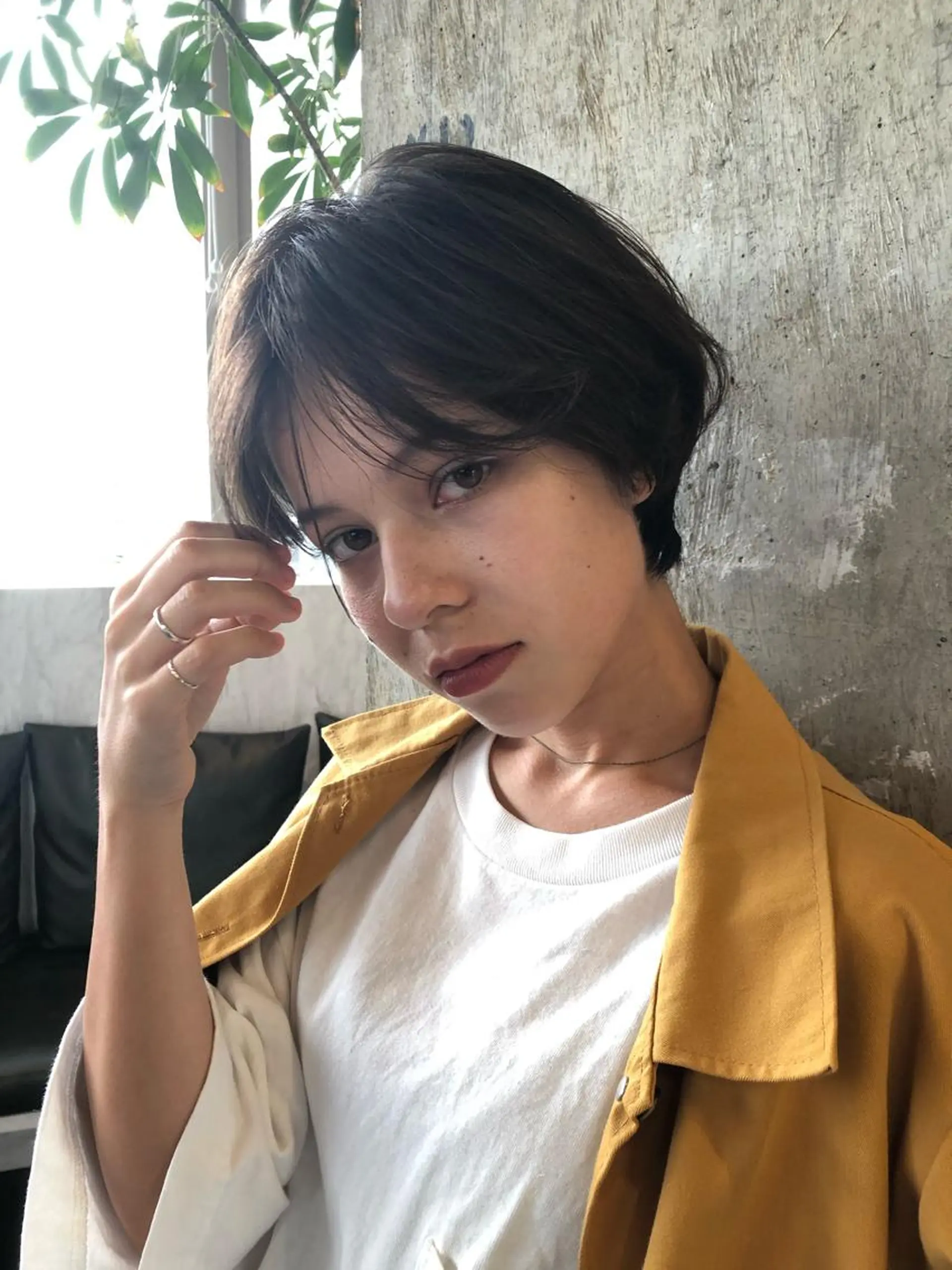 ショート カラー パーマ カット ヘアカラー トリートメント selma est所属・ショート/韓国ヘア Moto✂︎のヘアスタイル