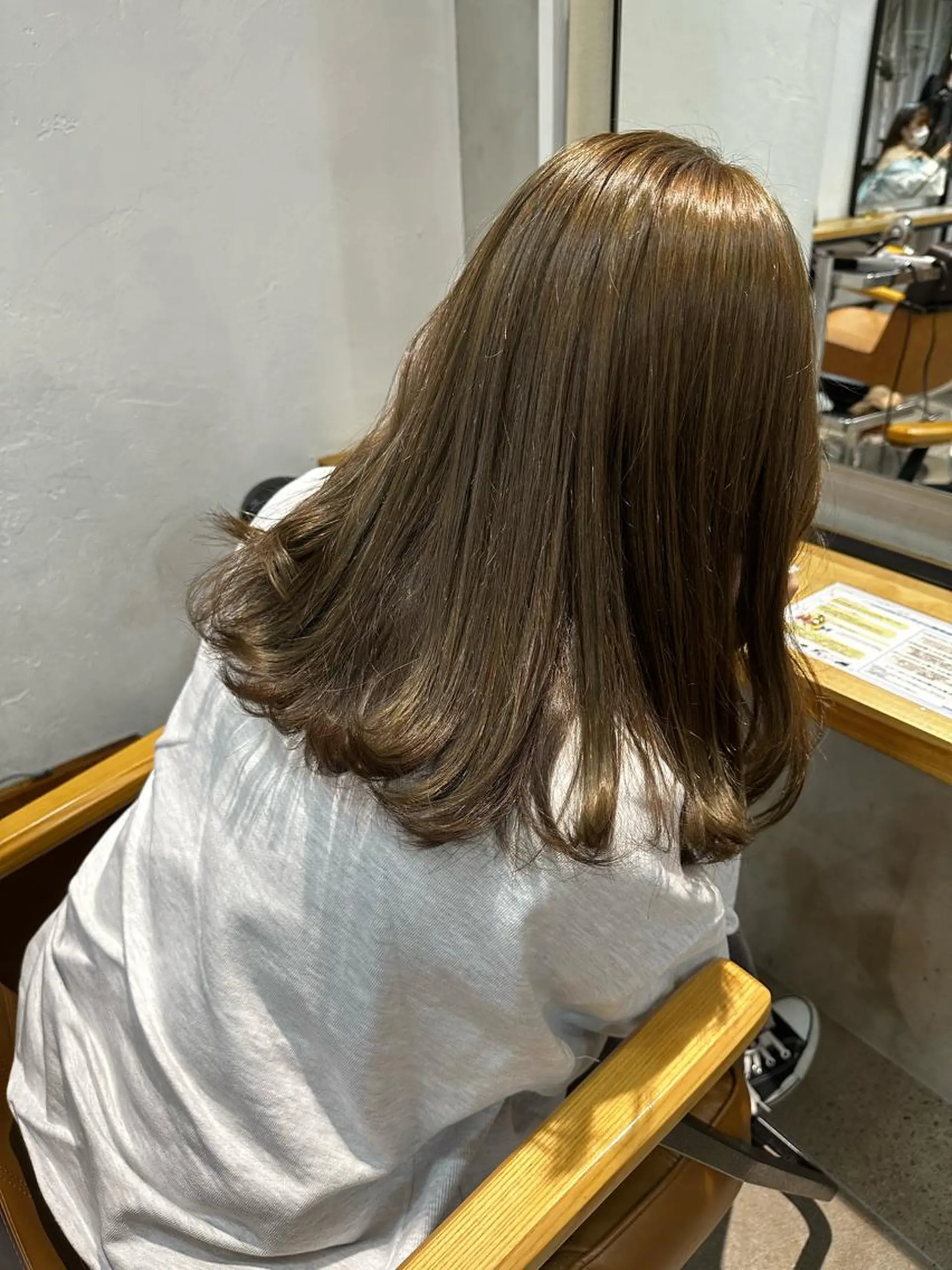 セミロング カラー REINA☁️透明感 カラー/ぷつっと♡のヘアスタイル