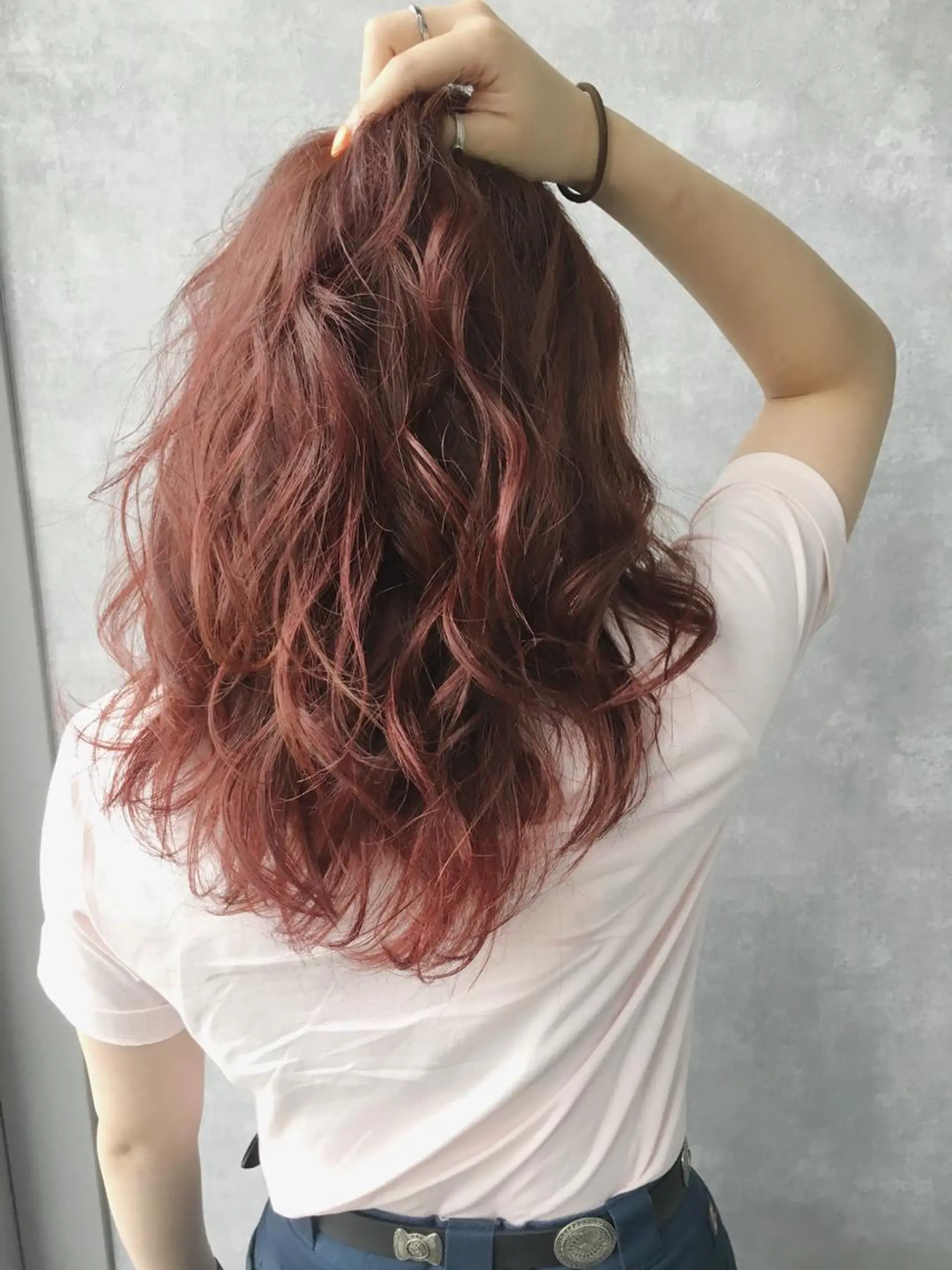 セミロング カラー レイヤーカット BLend 渋谷のヘアスタイル