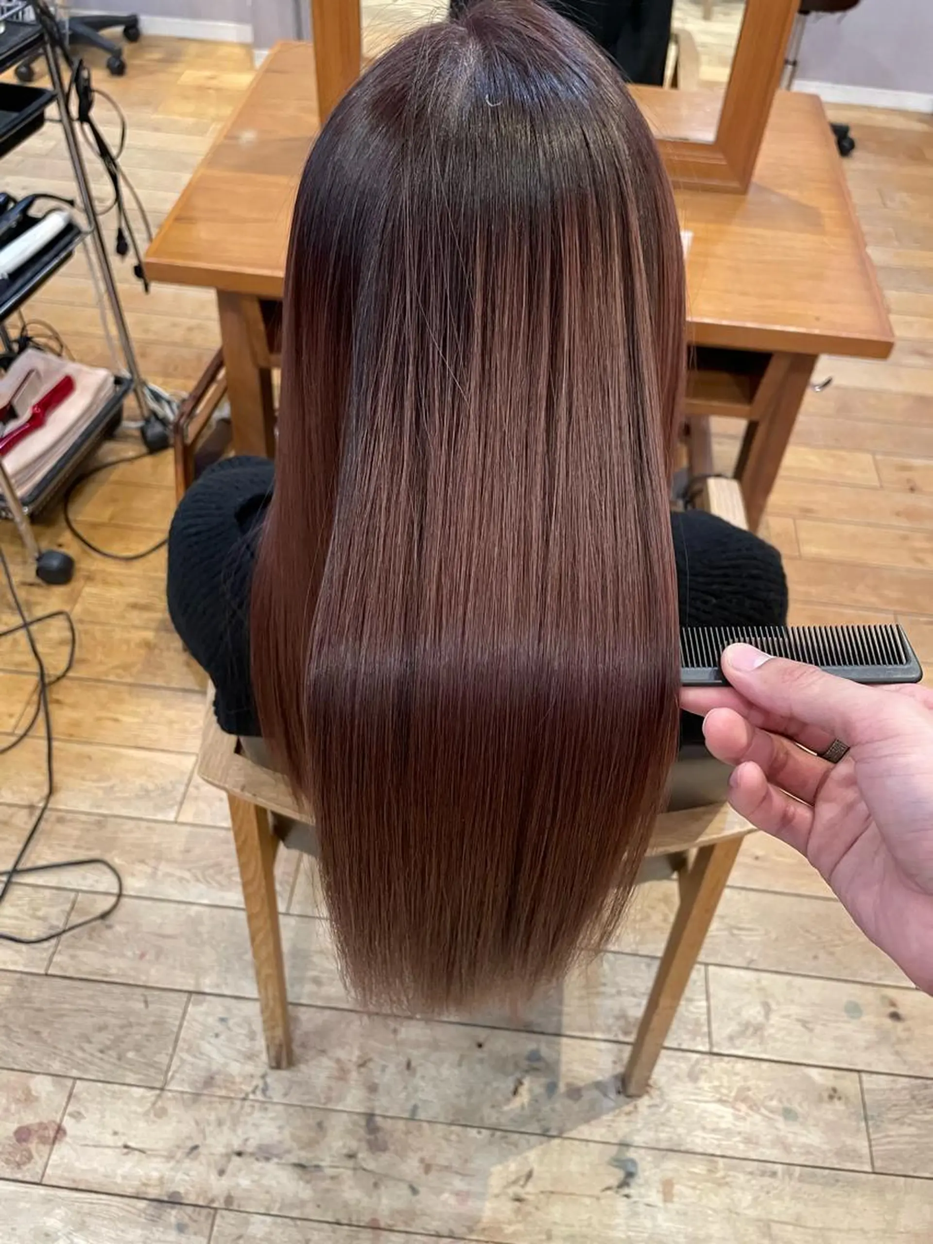 ロング カラー youres hair はなれ店所属・髪質改善🌸縮毛矯正 専門家💖後藤のヘアスタイル