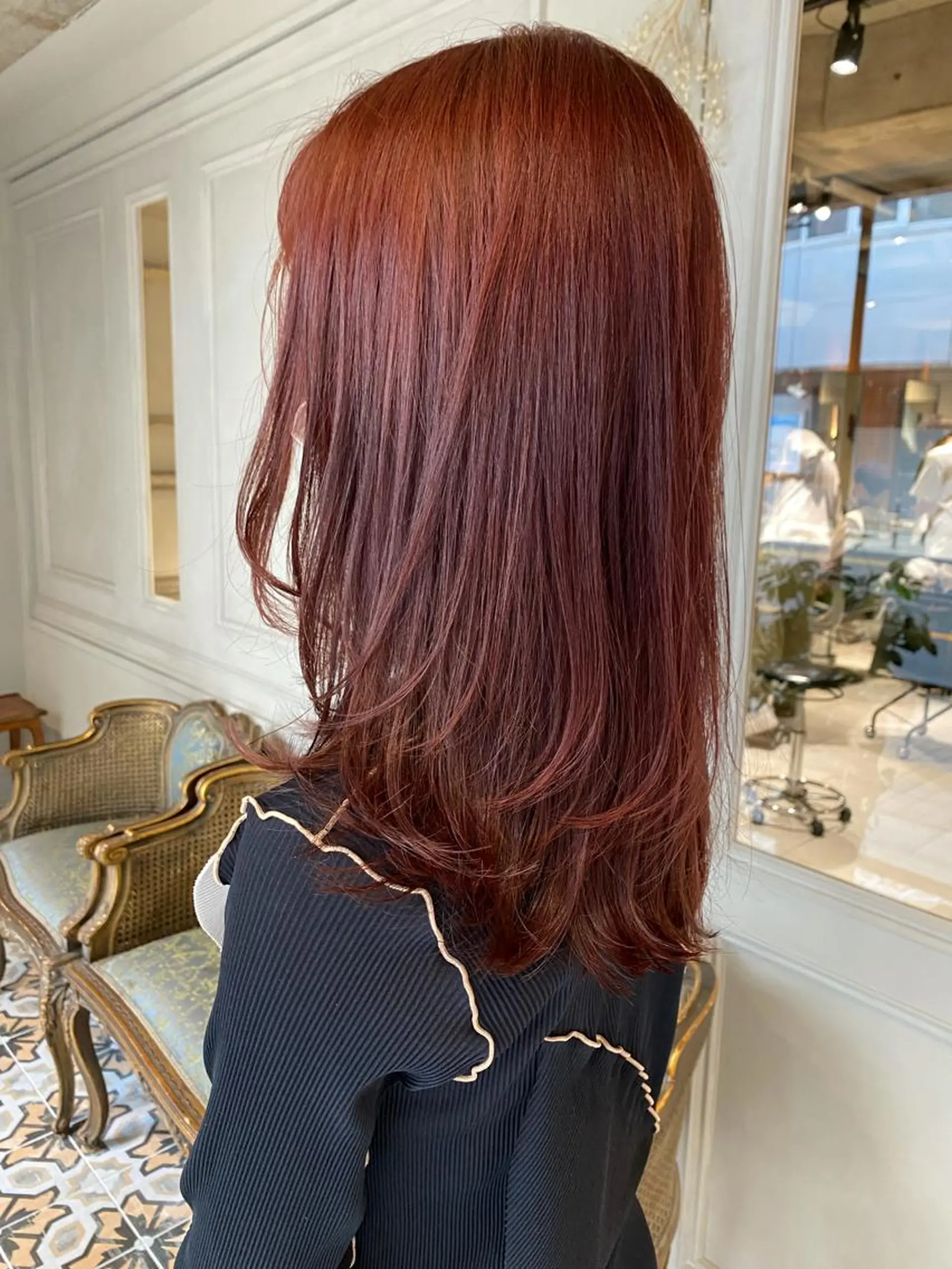 セミロング 原 菜帆のヘアスタイル