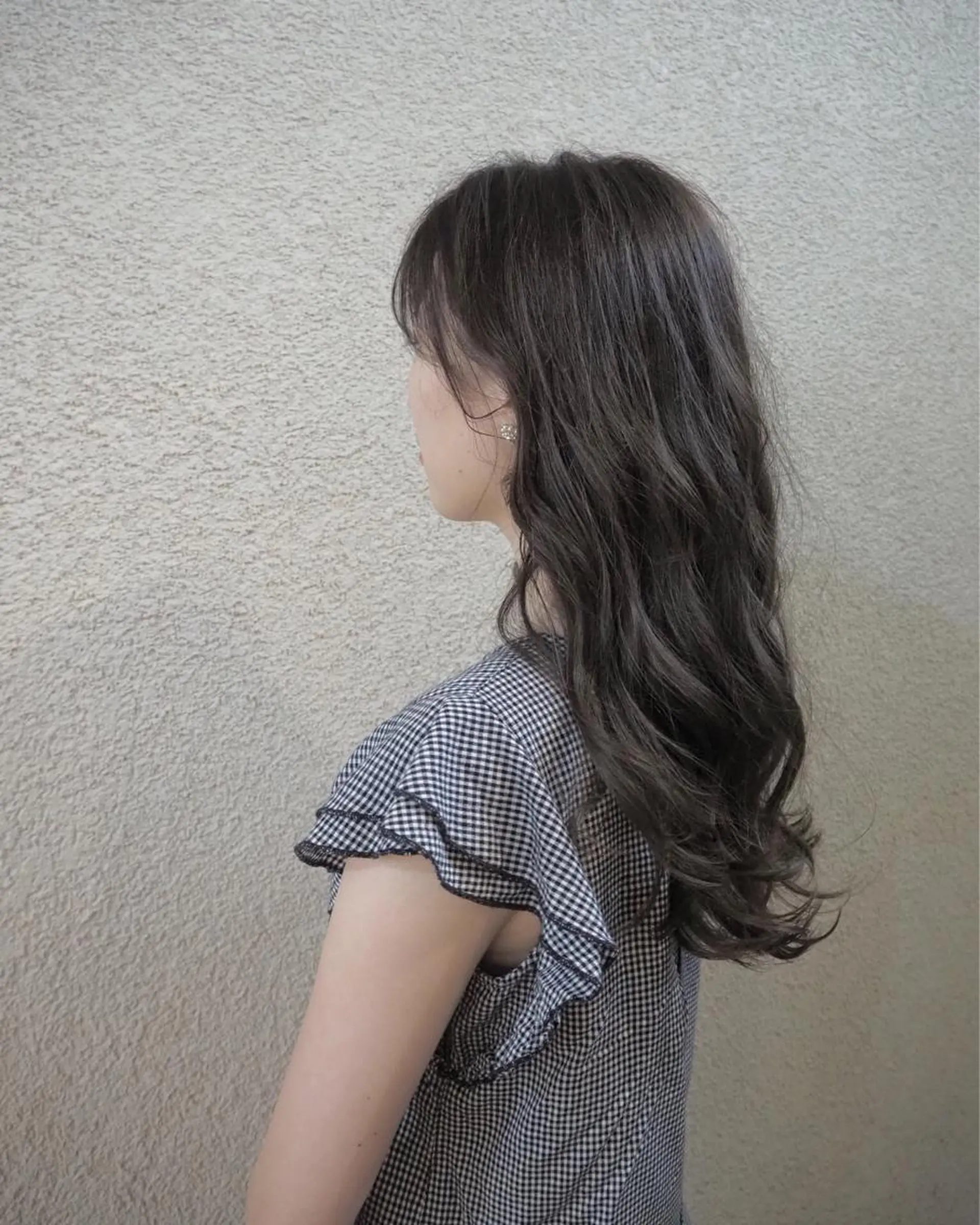 セミロング カラー カット ヘアカラー トリートメント 菅村 勇亮のヘアスタイル