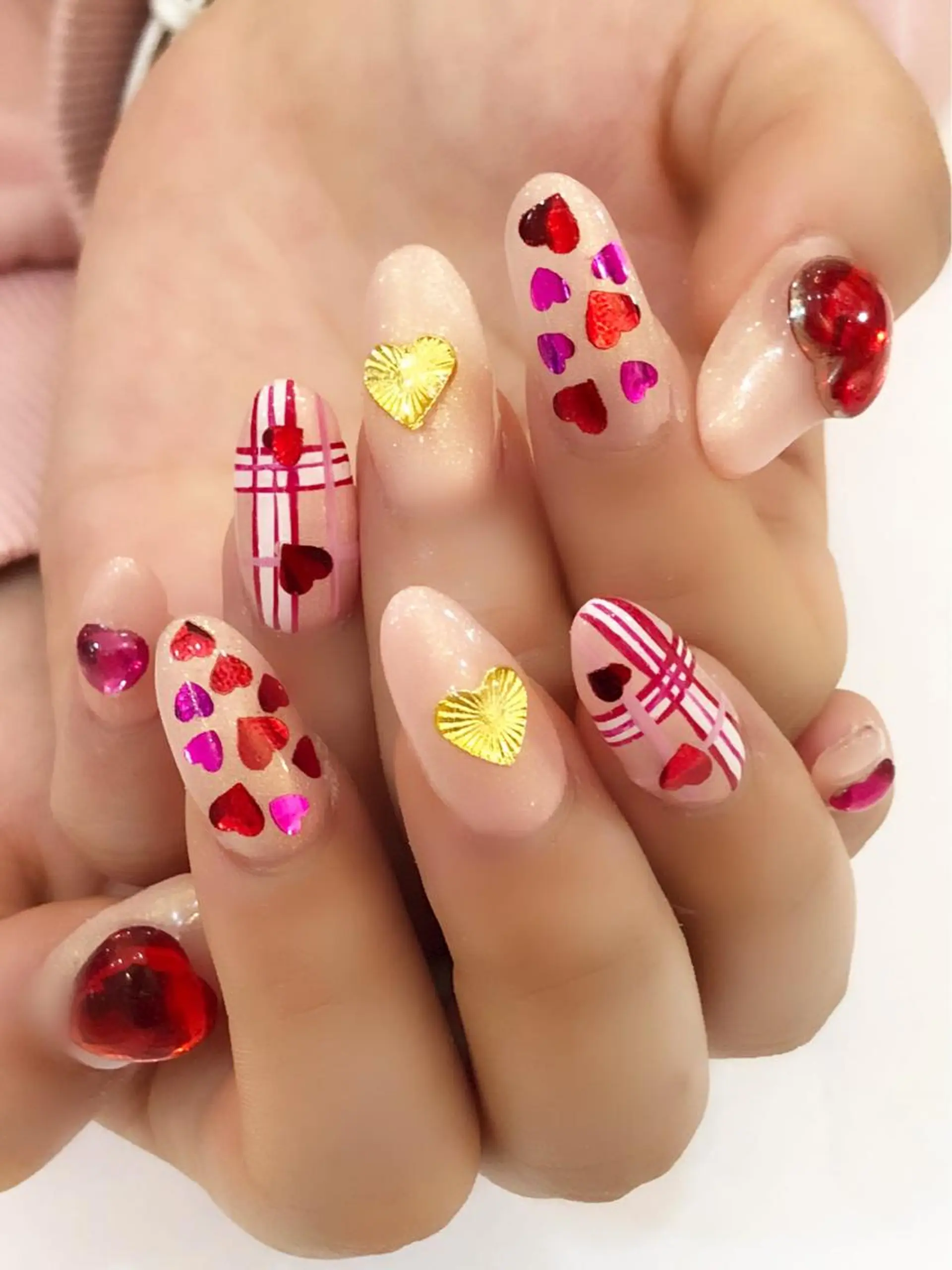 ミディアム カラー メンズ キッズ ネイル NAILSGOGO shibuyaのネイルデザイン