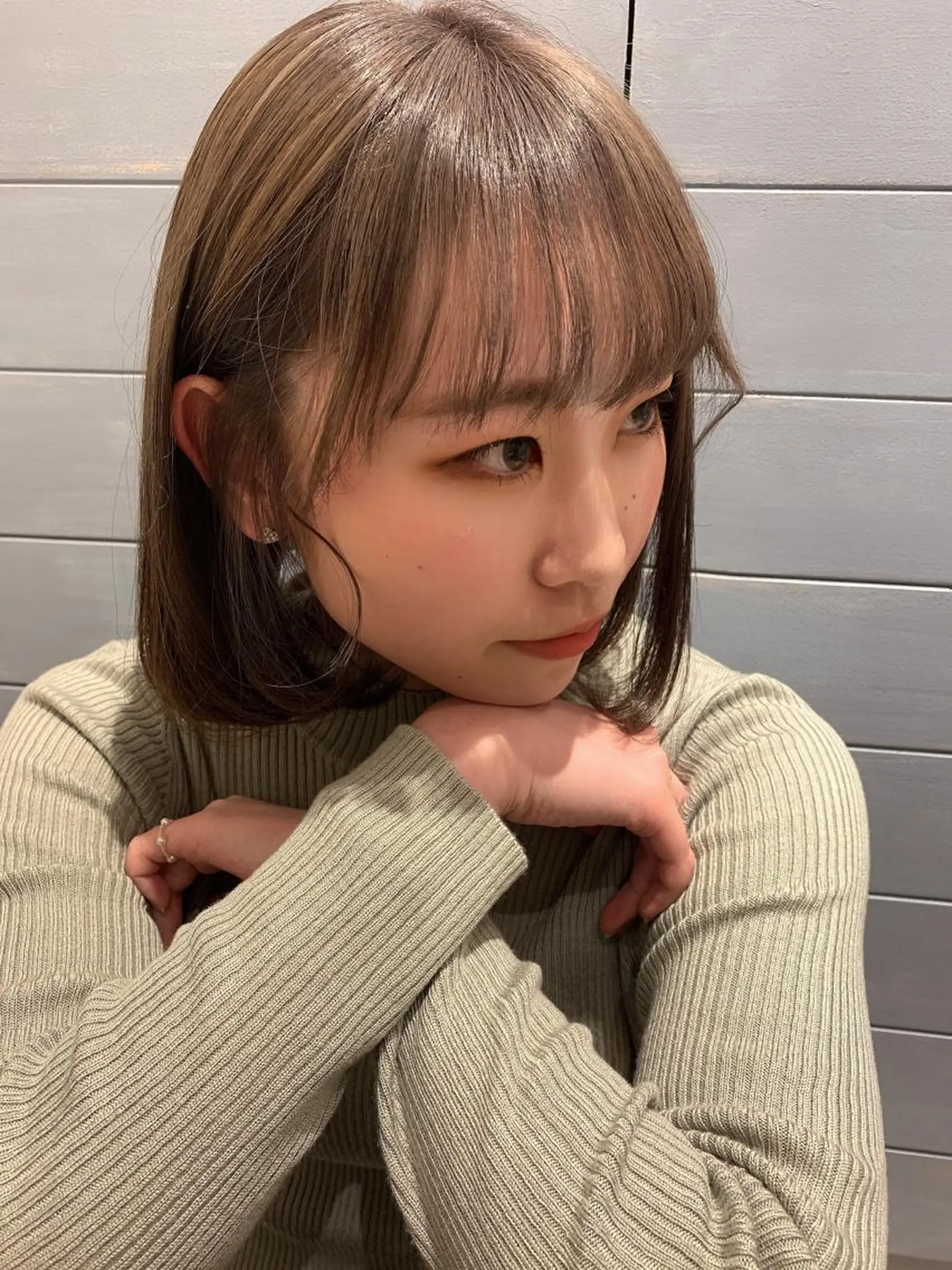 カラー 透明感カラー 🍓韓国ヘア レイヤ ーカット🍓笠原 葵のヘアスタイル