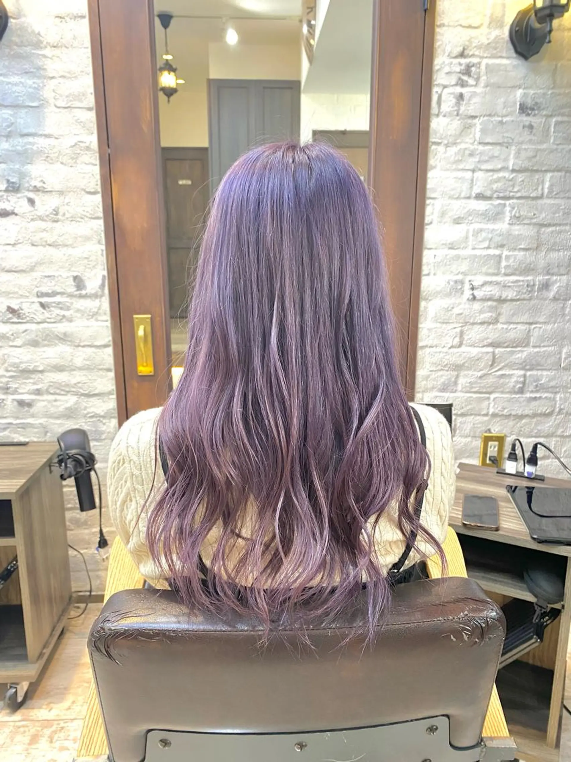 ロング 林 美佑のヘアスタイル