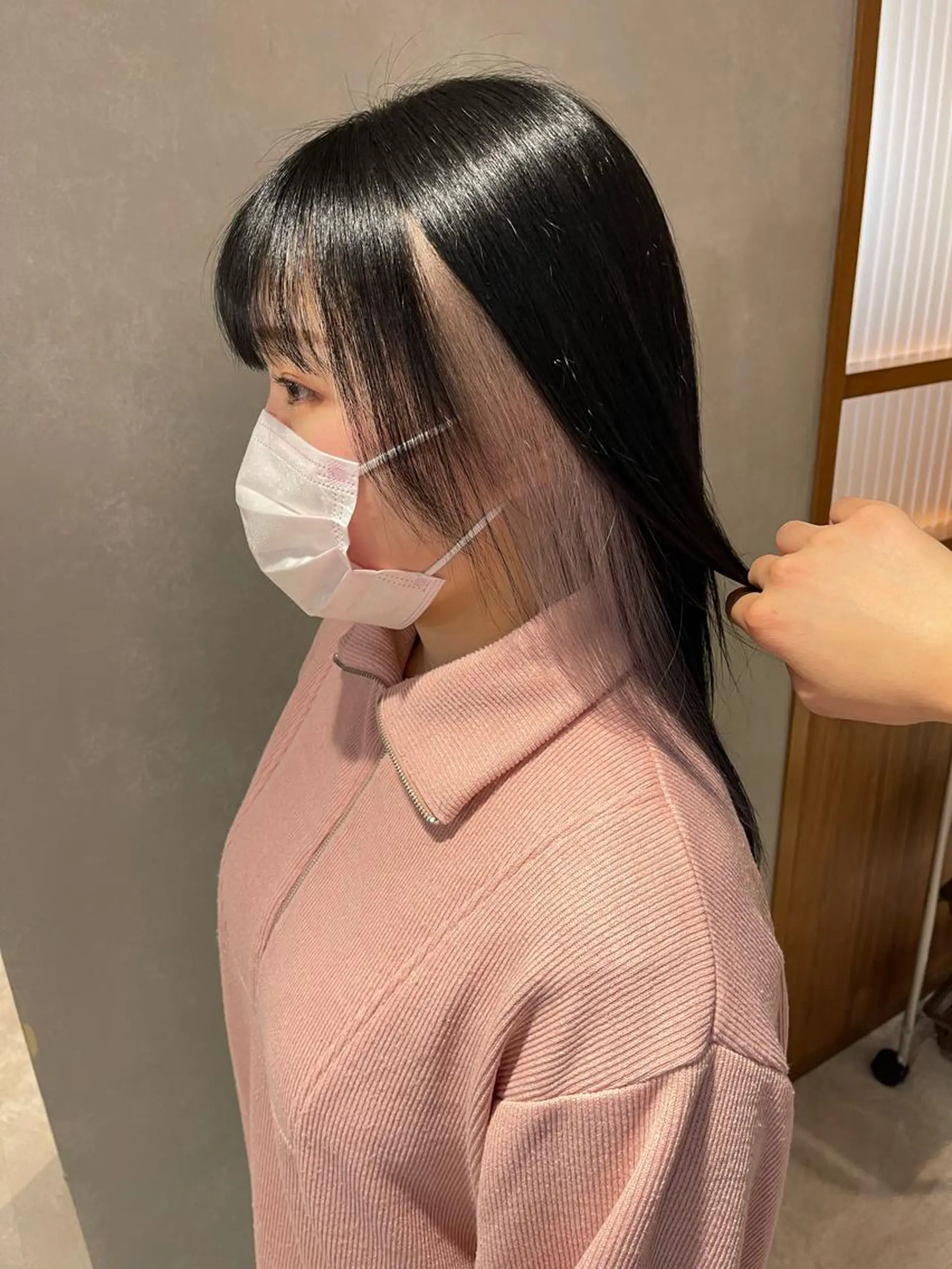 ロング カラー カット ヘアカラー トリートメント 店長　MANAMI ／ブリーチ／骨格ボブのヘアスタイル