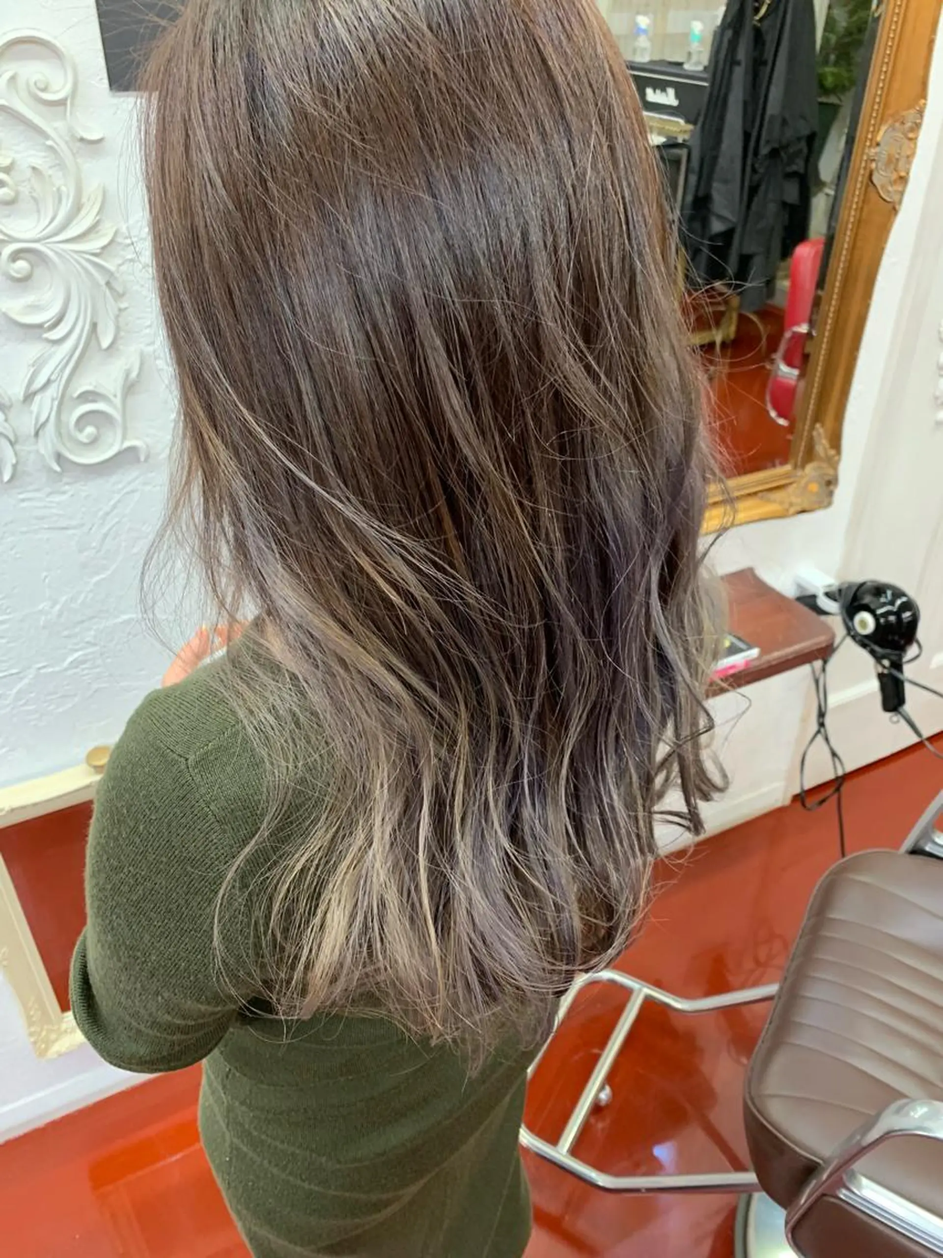 カラー ピンクベージュ/新潟 万代/高橋桃葉🍑のヘアスタイル