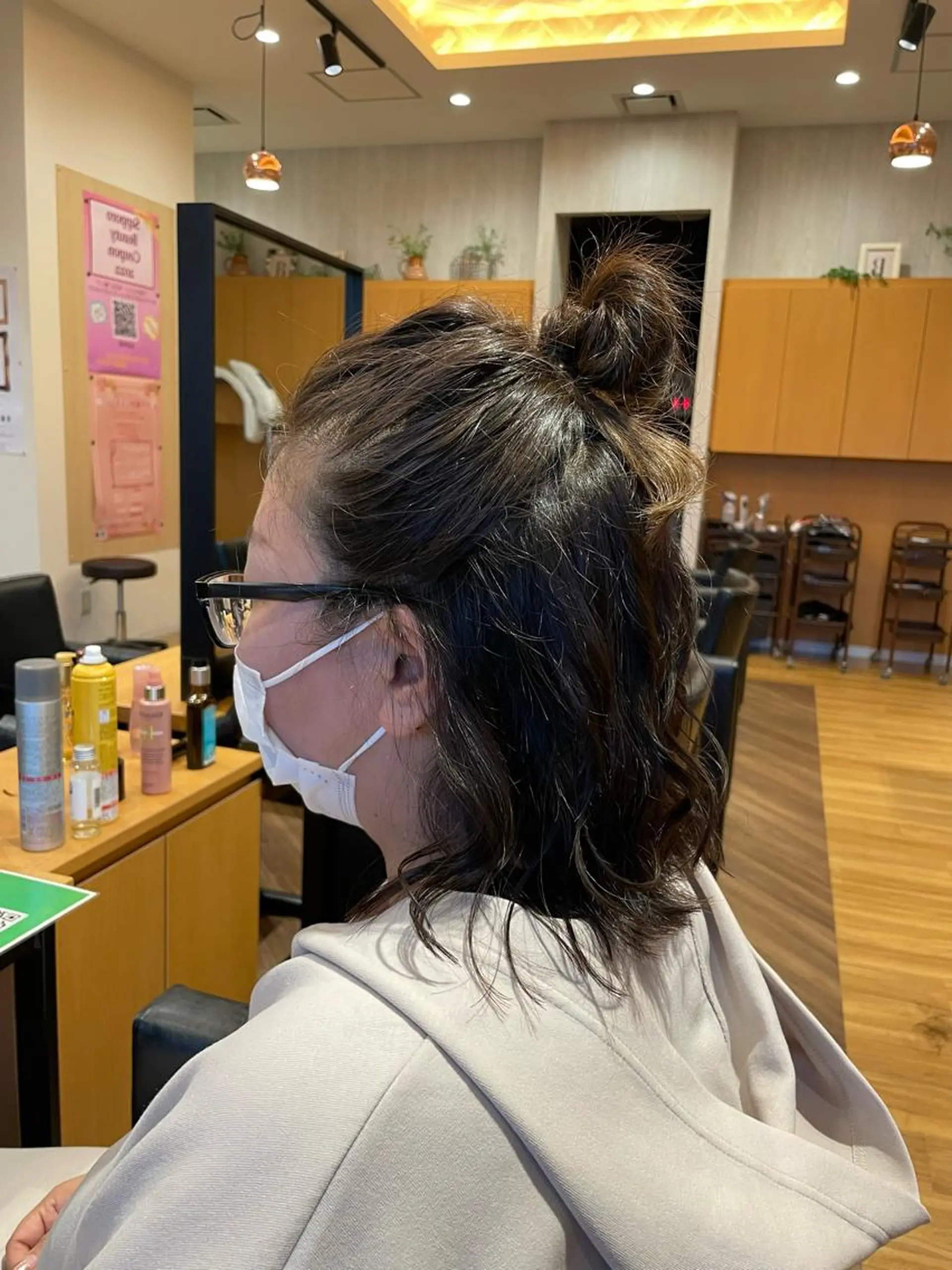 ミディアム ヘアアレンジ WE RULE 札幌店 【ウィールール 札幌店】所属・✨️大人ショート 髙橋朋花のヘアスタイル