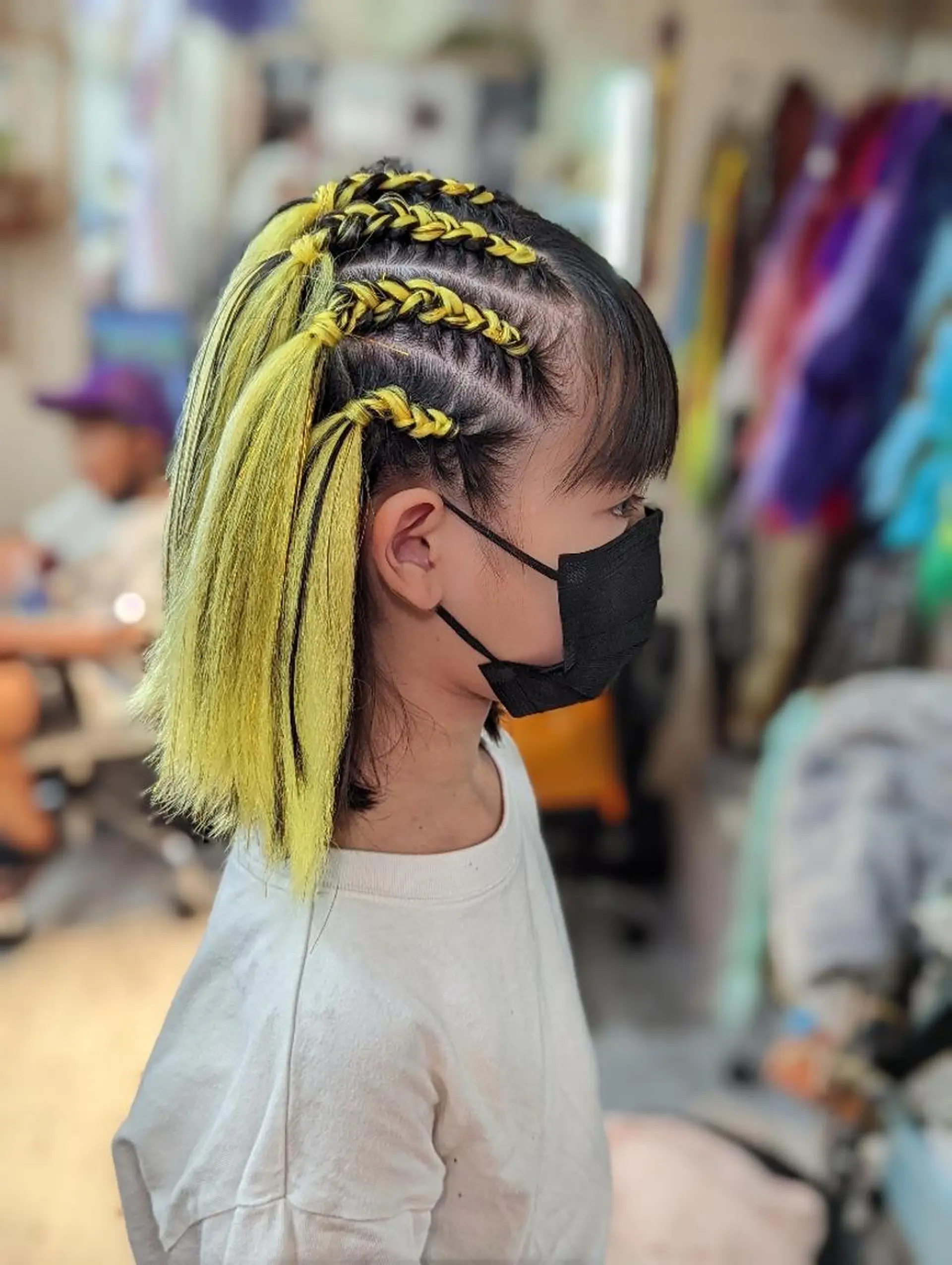 キッズ エクステ scamp ★のヘアスタイル