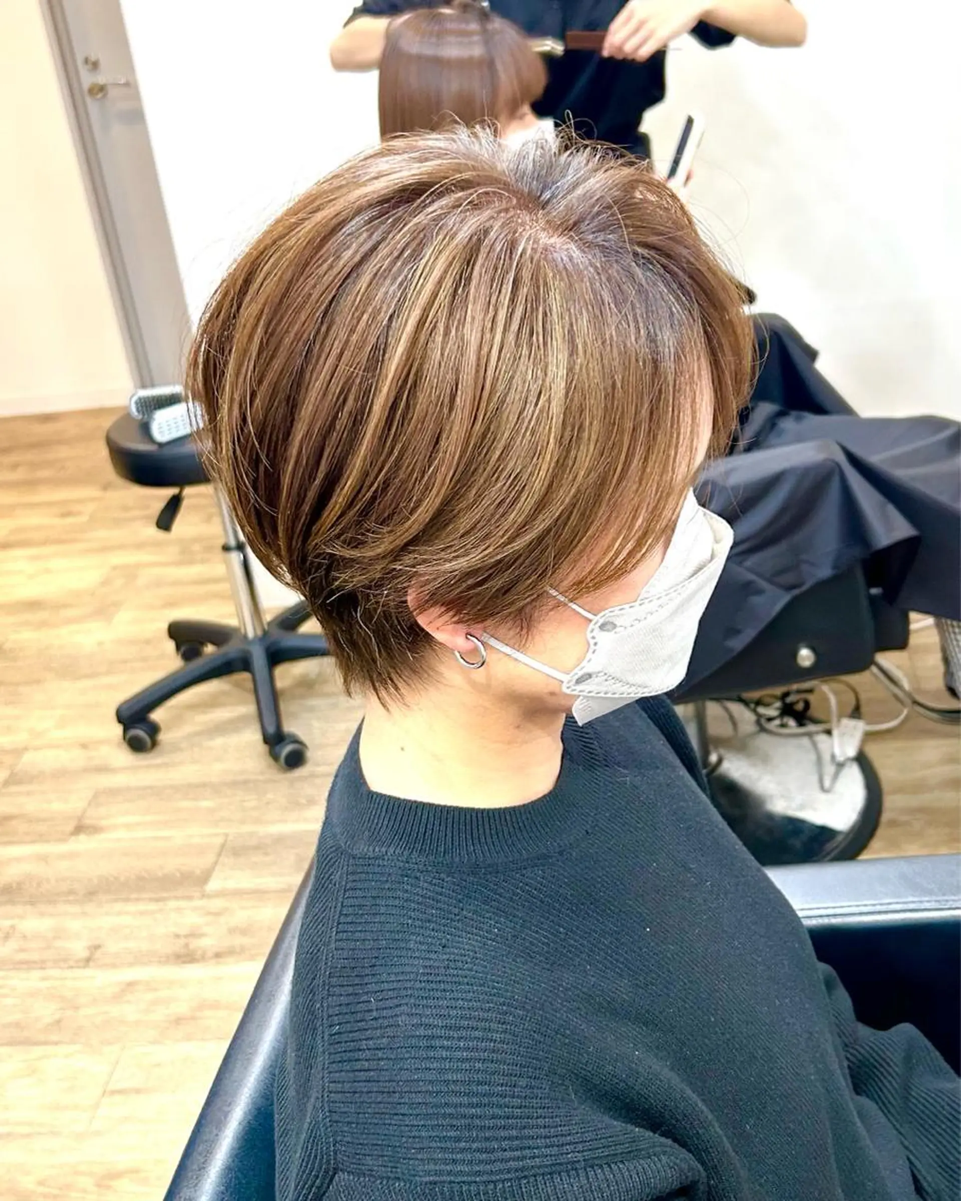 ショート lab.by ioe中崎店所属・中北篤志 ショートボブのヘアスタイル