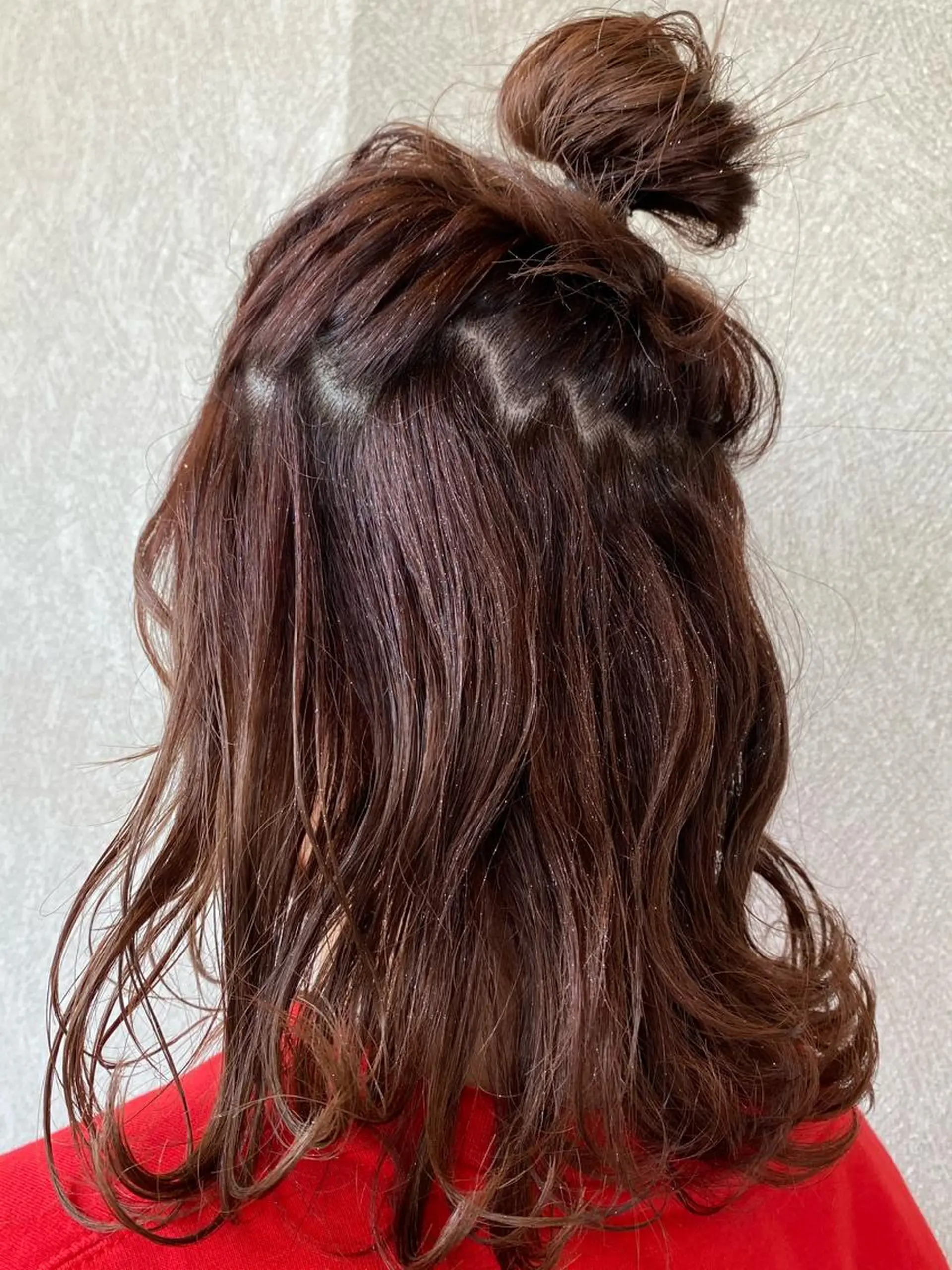 ヘアアレンジ ハーフアップ 結婚式・ブライダル 加藤 郁のヘアスタイル