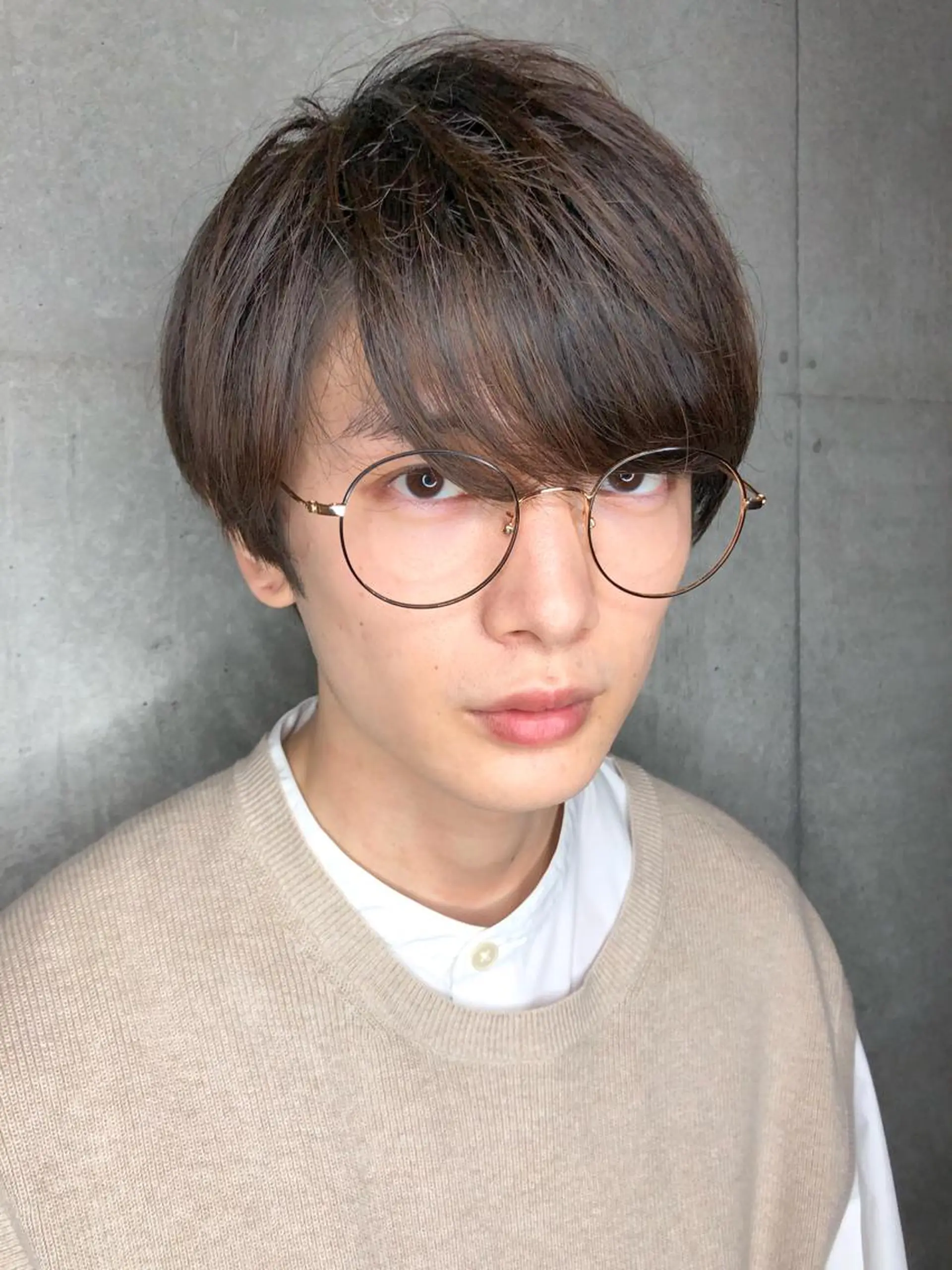 ショート メンズ🍃ナチュラル 韓国風ヘアRENのヘアスタイル