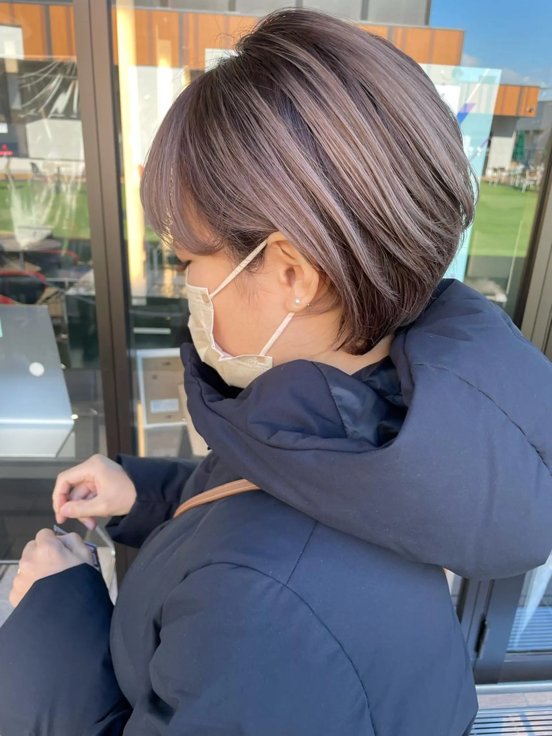 ショート カラー ヘアカラー トリートメント メンズヘア特化 崎田 成人のヘアスタイル