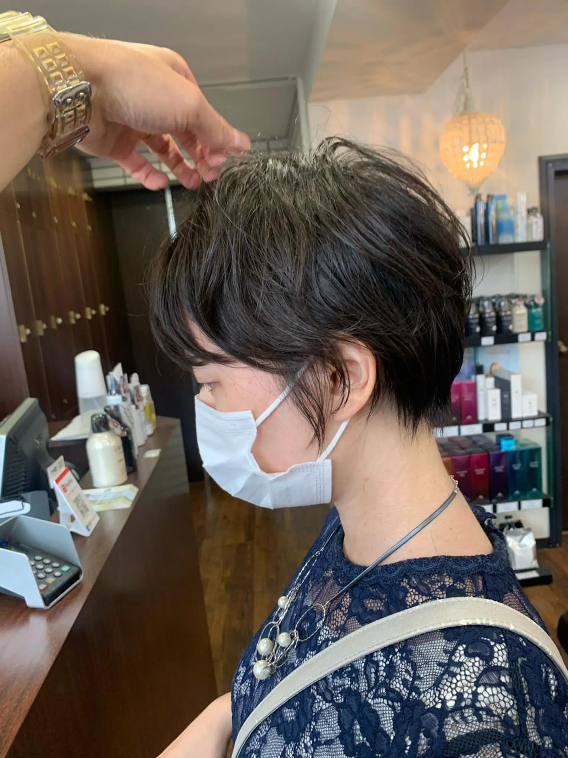 ショート 縮毛矯正/ショート/ レイヤー/畑中正敏のヘアスタイル