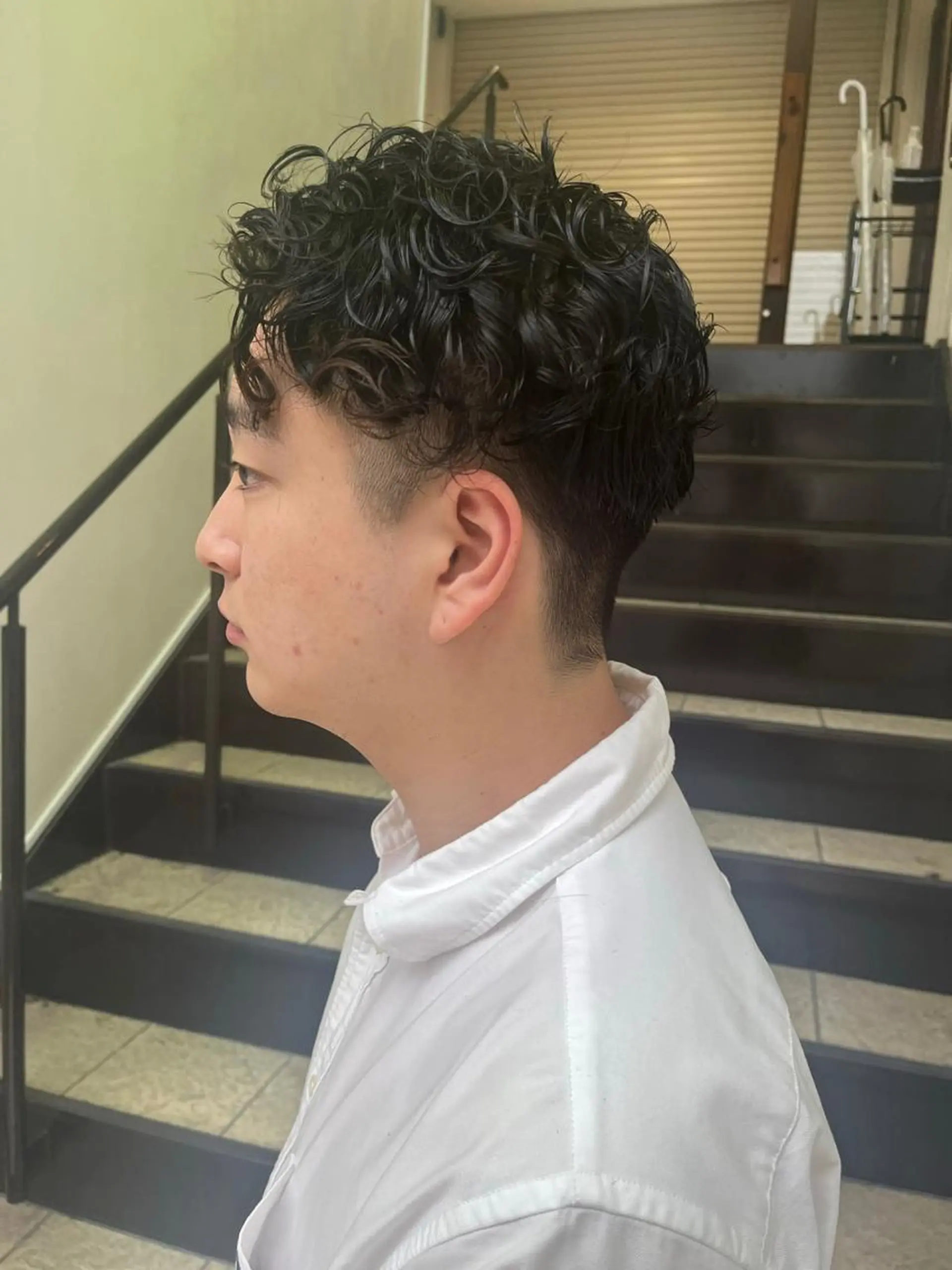 パーマ メンズ メンズパーマ カット パーマ 西村 歩真のヘアスタイル