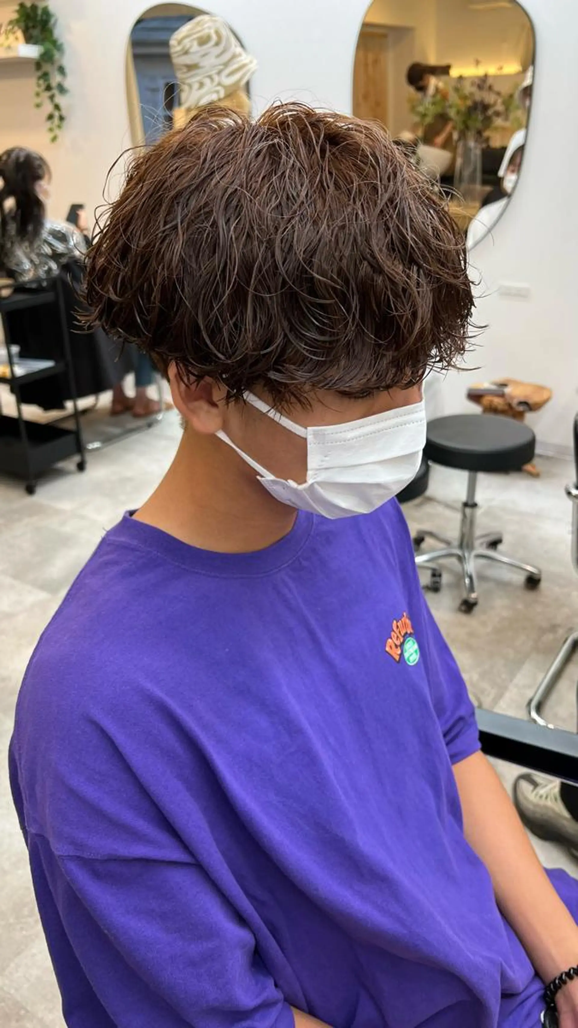 パーマ メンズ カット パーマ .Hallis所属・🔥メンズ特化🔥 永瀬椋のヘアスタイル