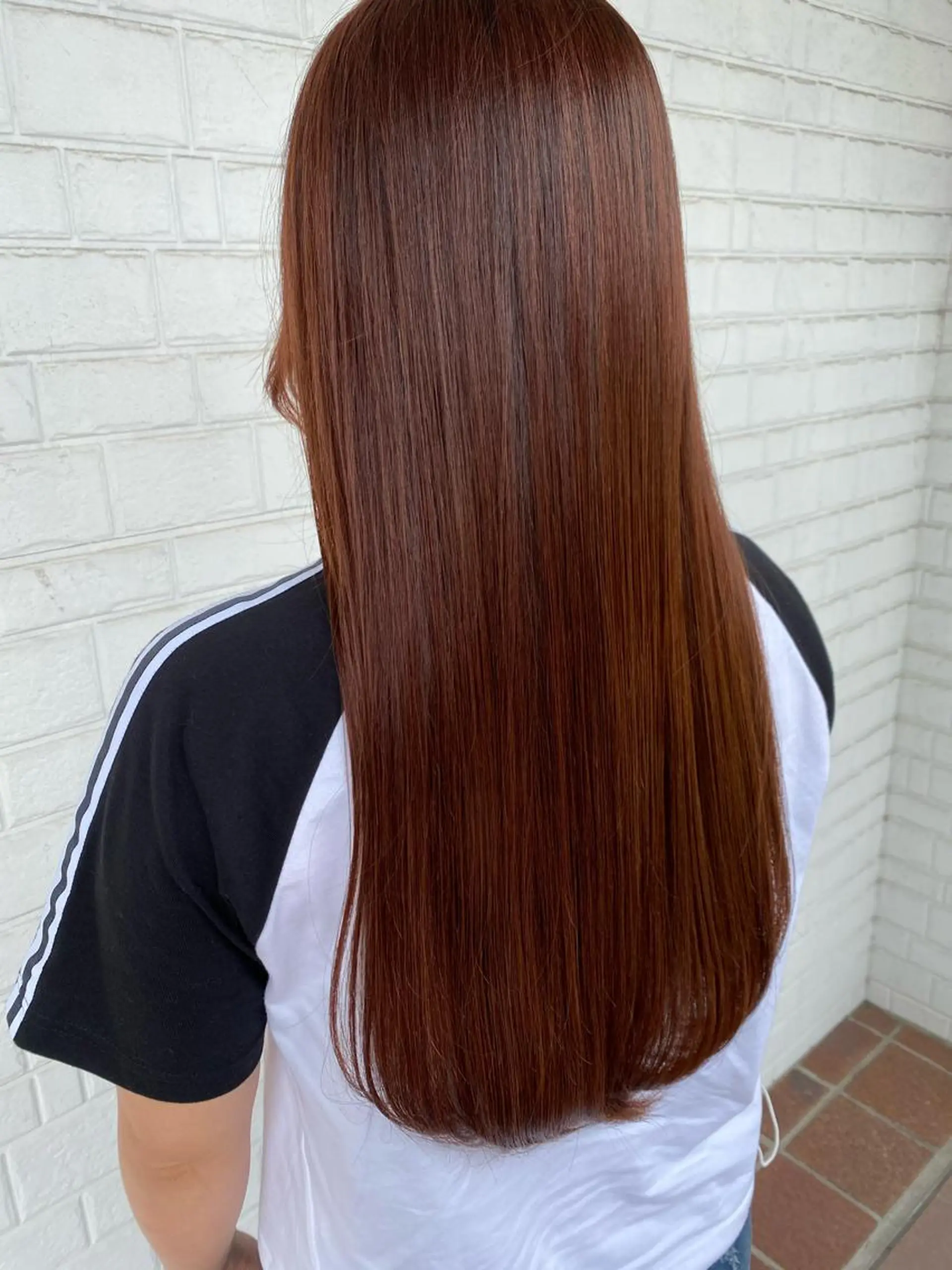 ロング カラー トリートメント カット 縮毛矯正 トリートメント 髪質改善と艶カラー 💎坂田 裕紀のヘアスタイル