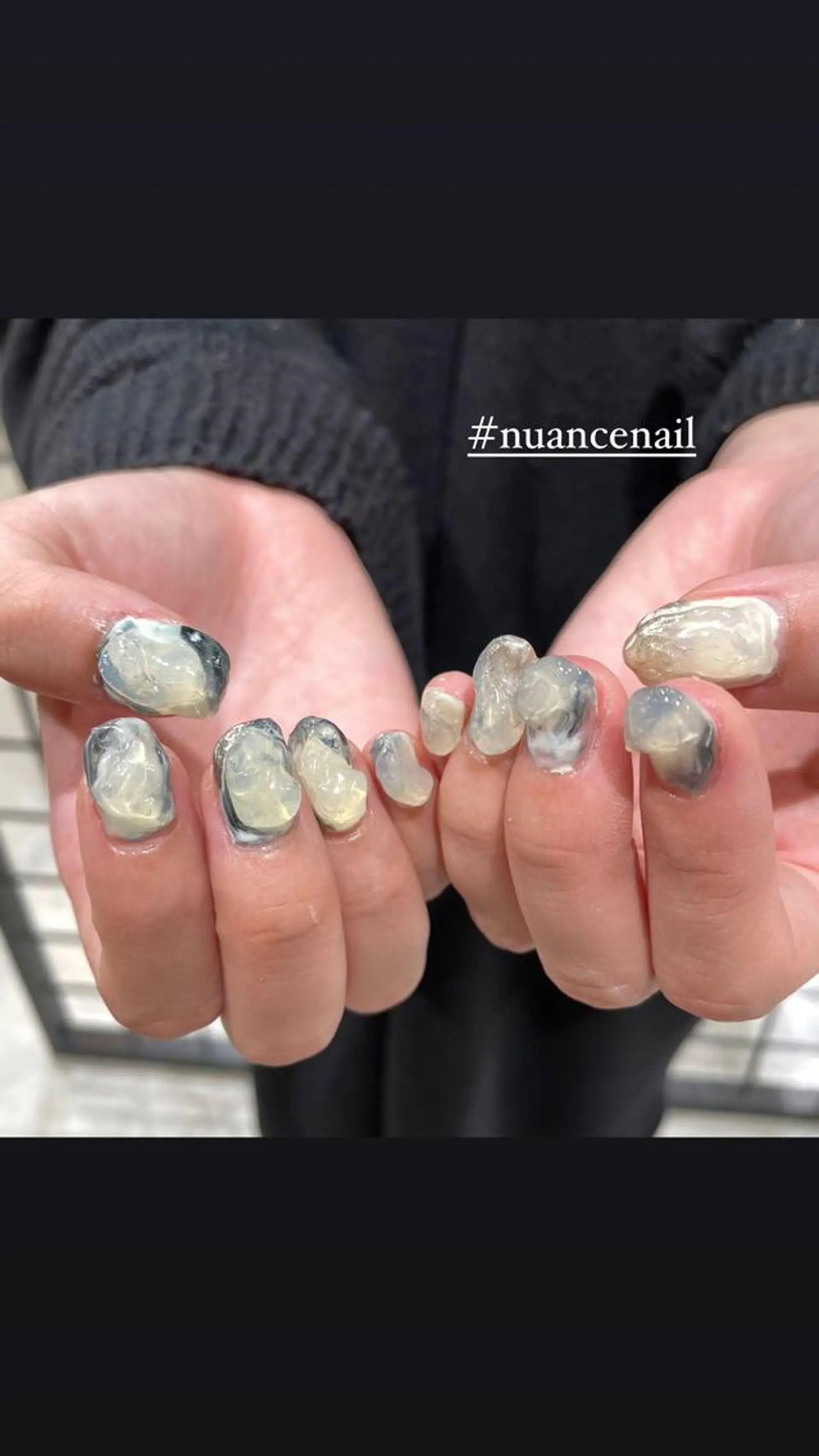 ネイル ニュアンスネイル ハンドネイル 淡色ネイル 🎀moeのネイルデザイン