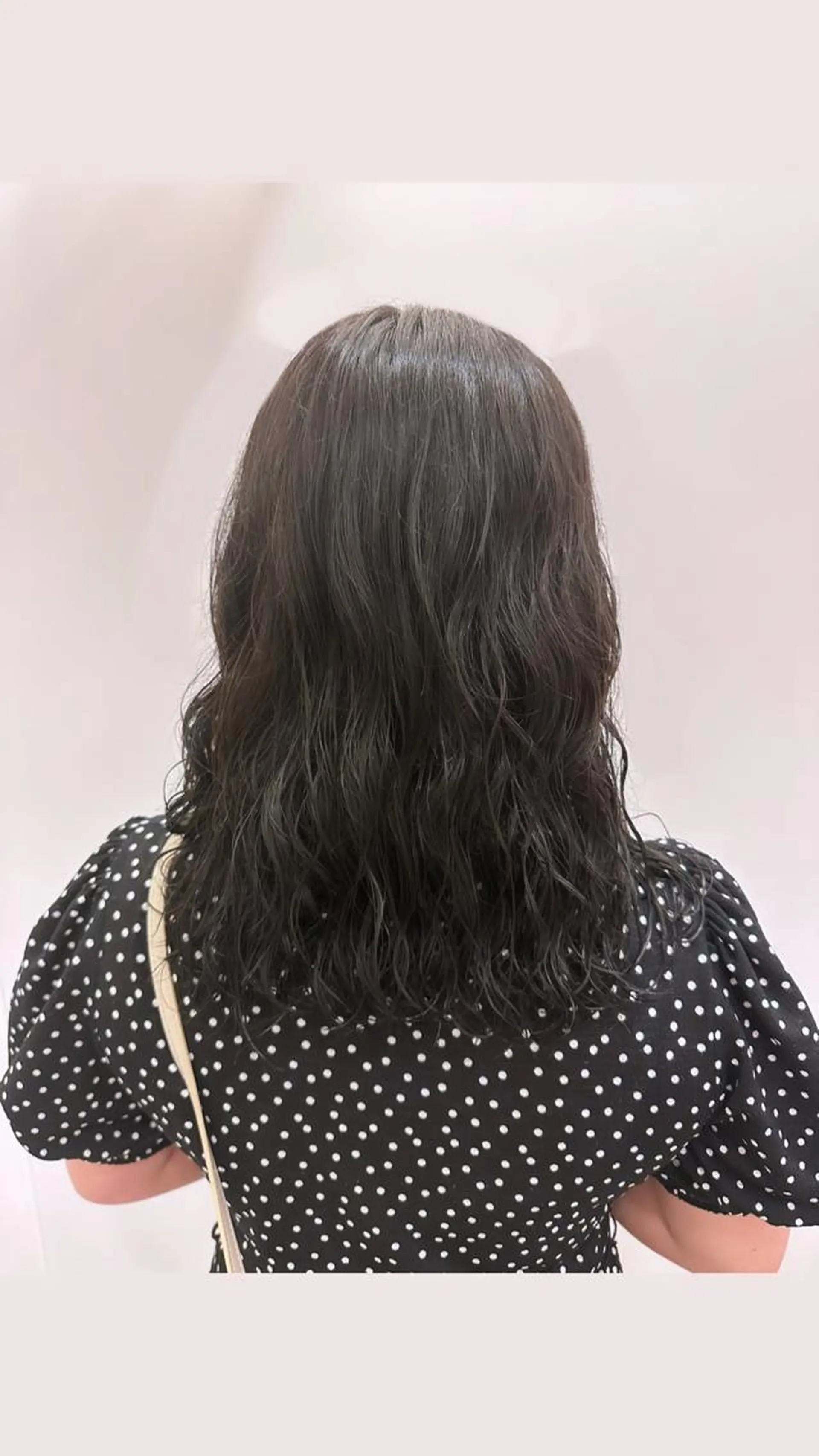 セミロング カラー パーマ セミロングパーマ オリーブカラー Lita（リタ）所属・十希羽 / Litaのヘアスタイル