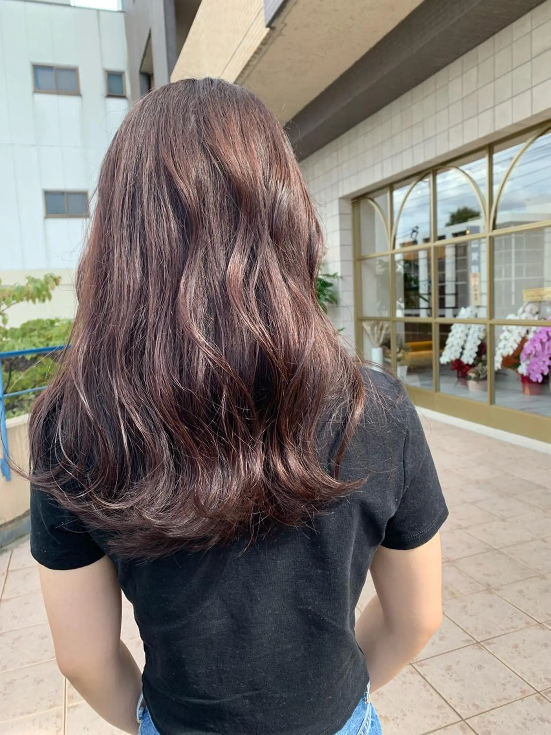 セミロング カラー トリートメント Aya/四条烏丸/ インナーカラーのヘアスタイル