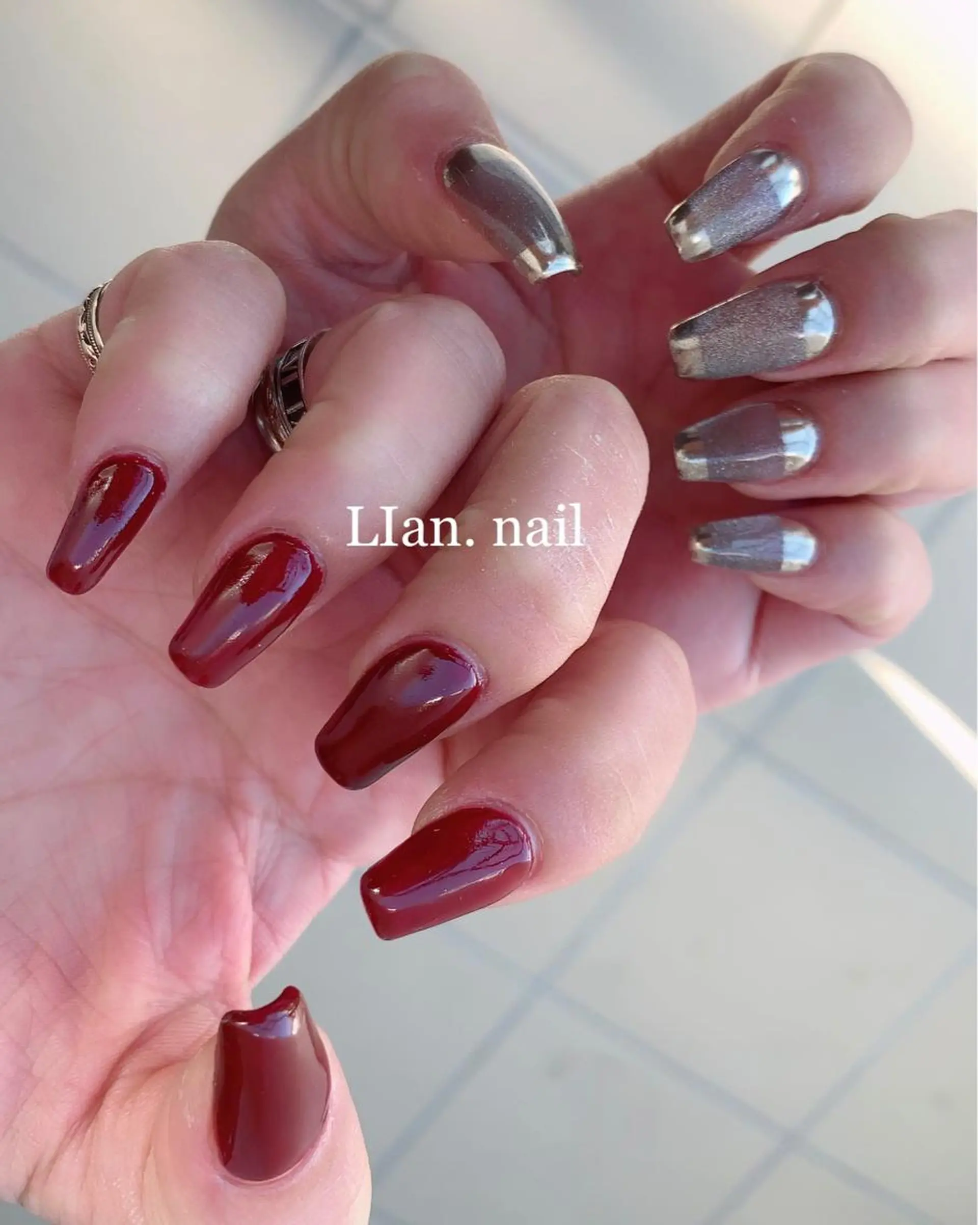 ネイル マグネットネイル Lian nailのネイルデザイン