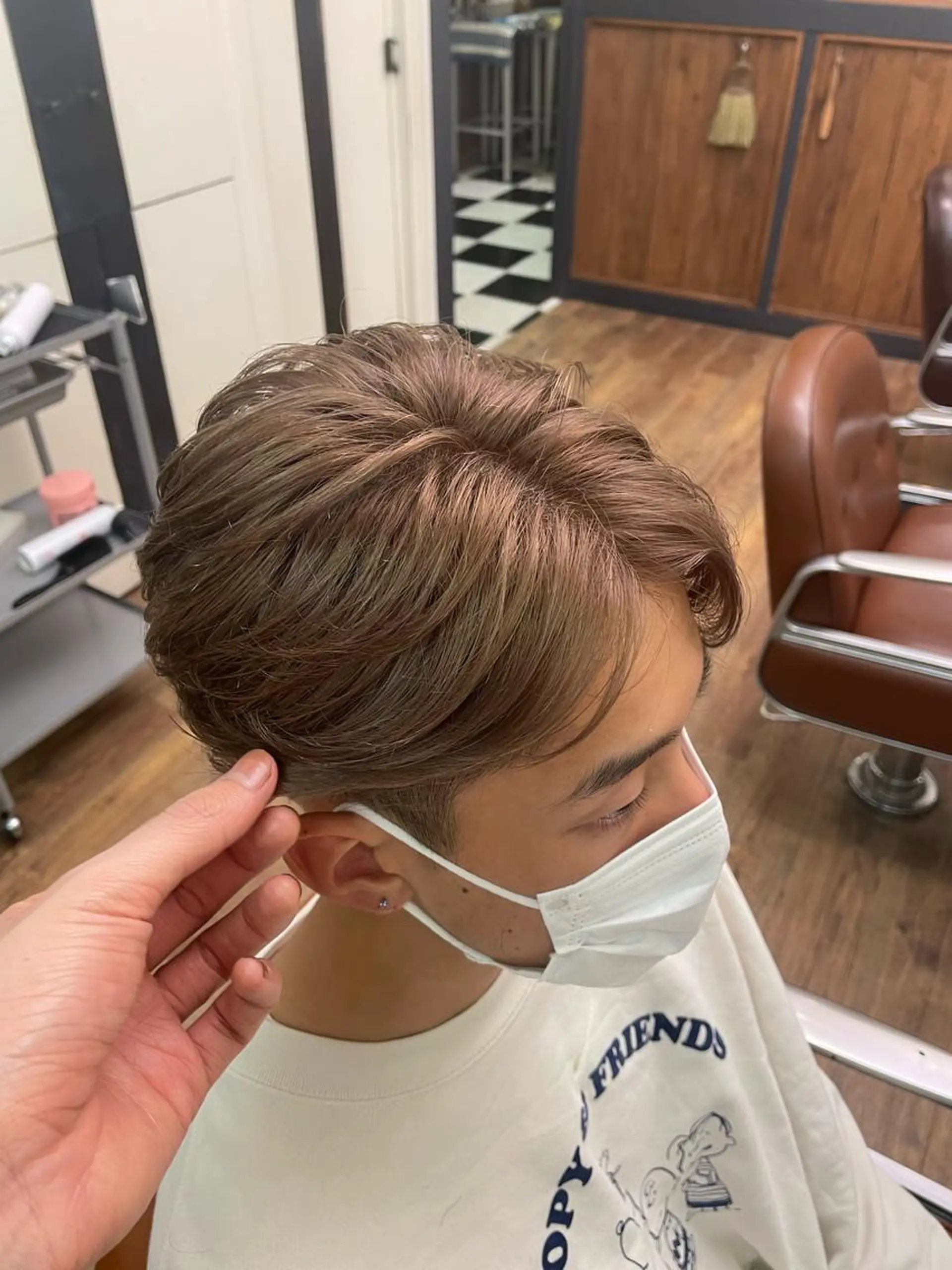 カラー メンズ メンズブリーチ ブリーチ ⚡️学芸大学 川上拓真⚡️のヘアスタイル