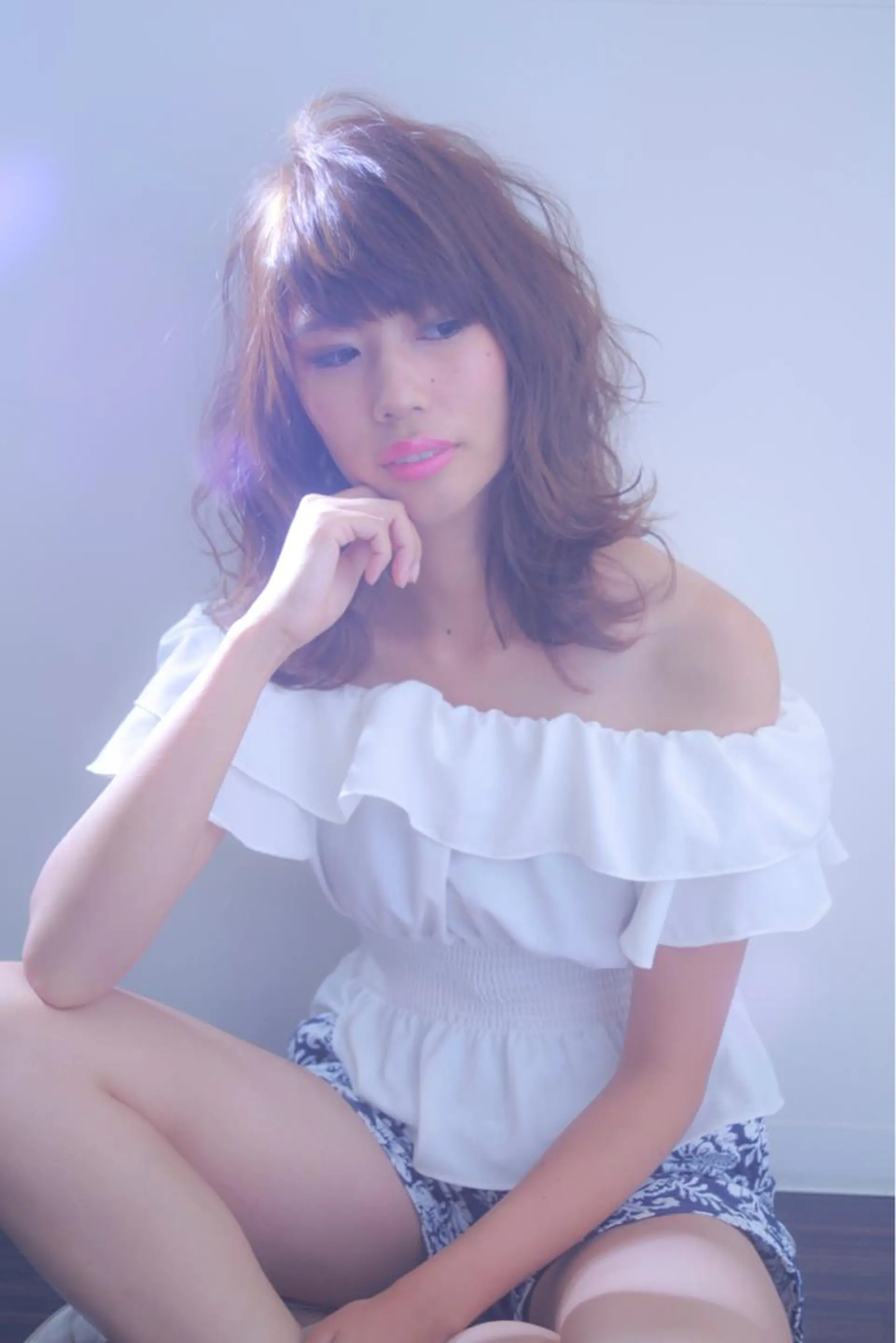 ミディアム 伊藤 裕貴のヘアスタイル