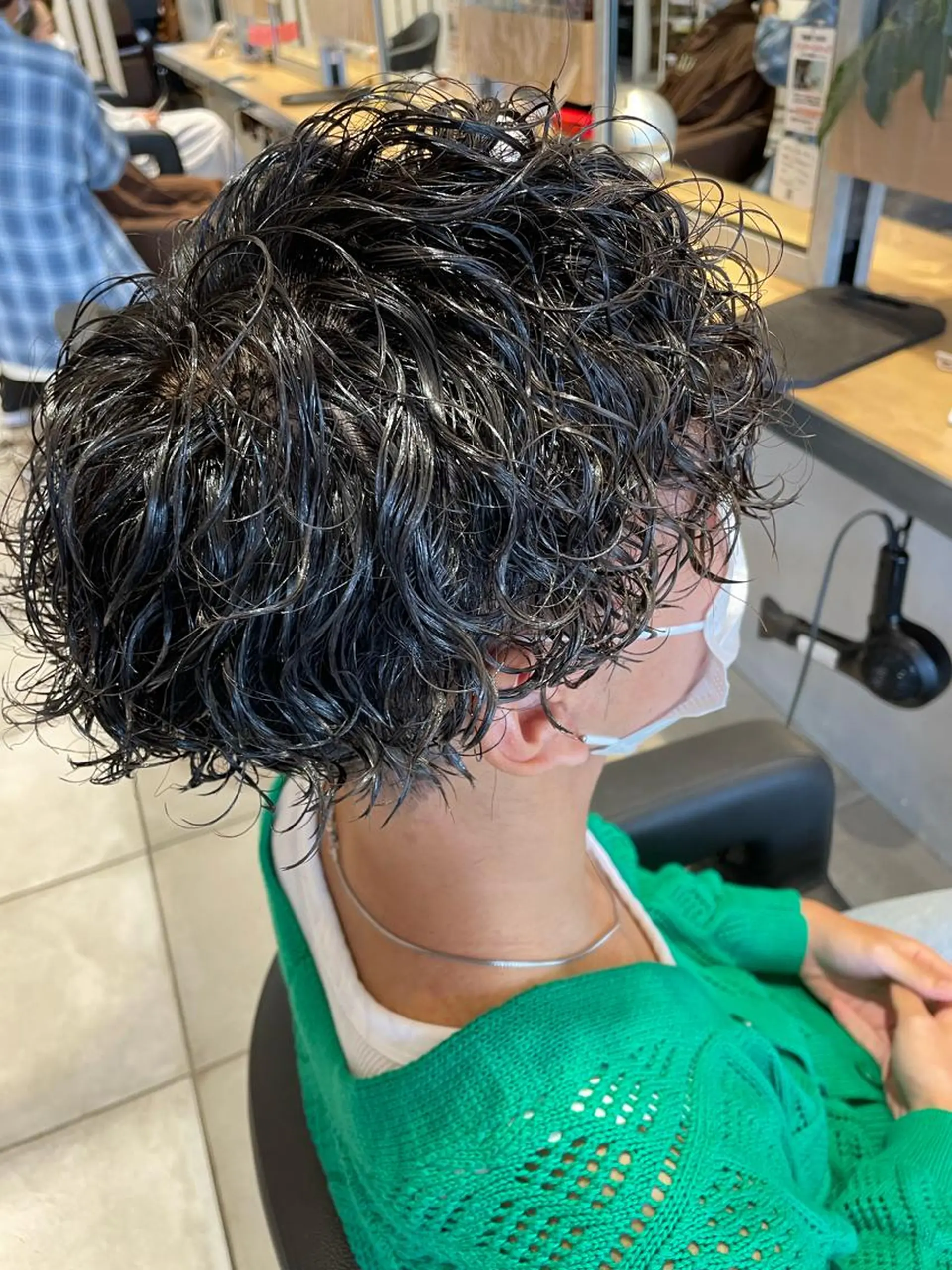 ショート パーマ カット パーマ トリートメント ヘッドスパ ヘアセット 【レイク　メンズ特化 /パーマ特化】野平のヘアスタイル