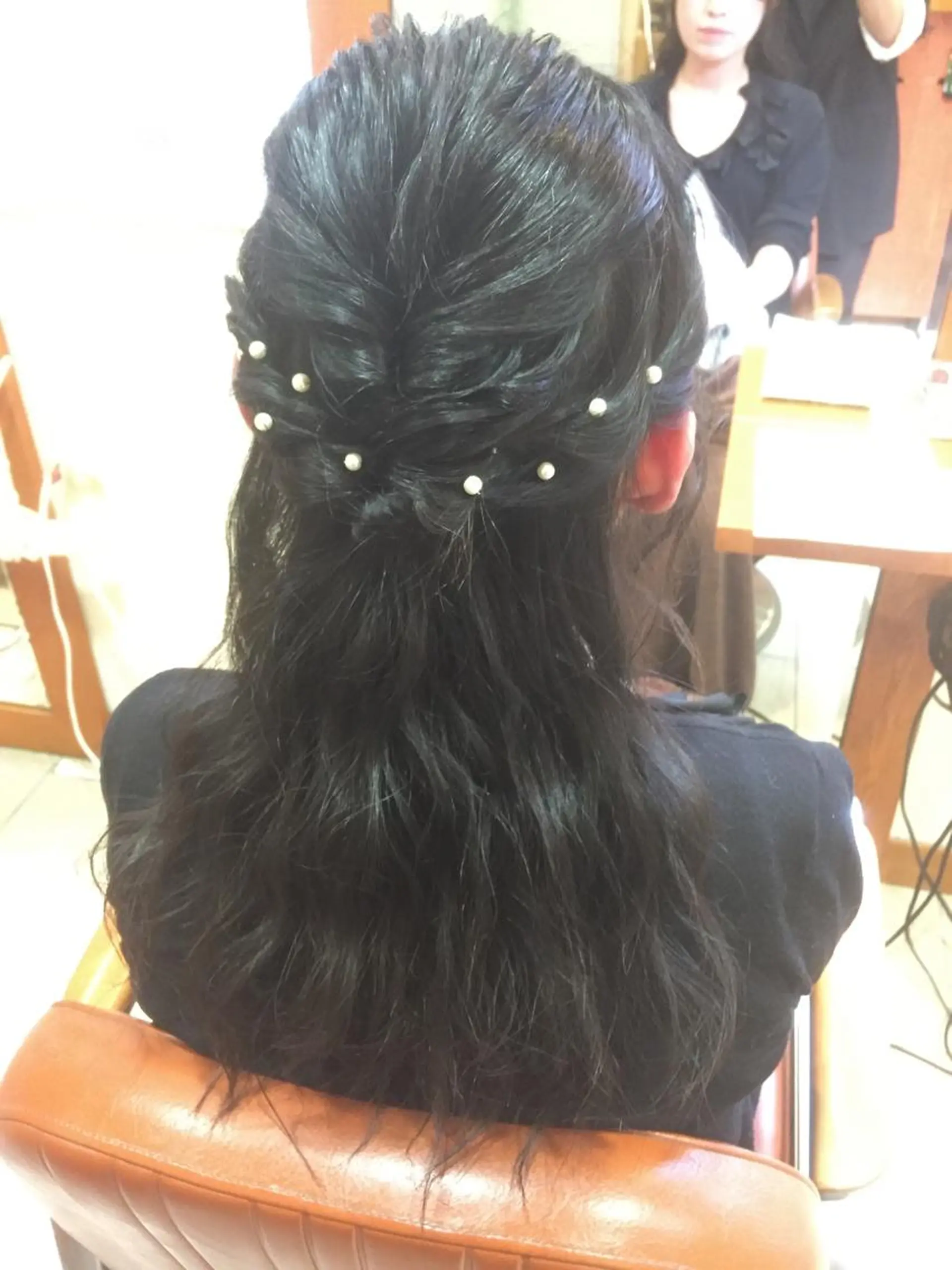 ロング カラー パーマ ヘアアレンジ 可愛いを作る神 ナオヒロのヘアスタイル