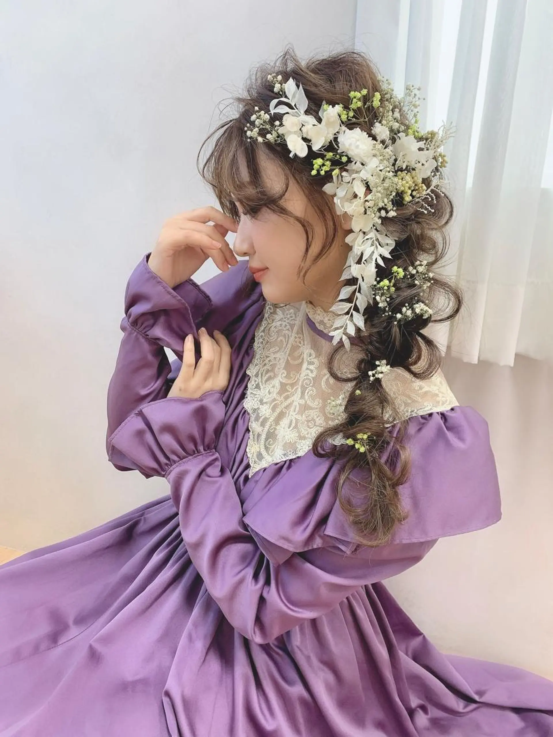 ロング 永井 瑞穂のヘアスタイル