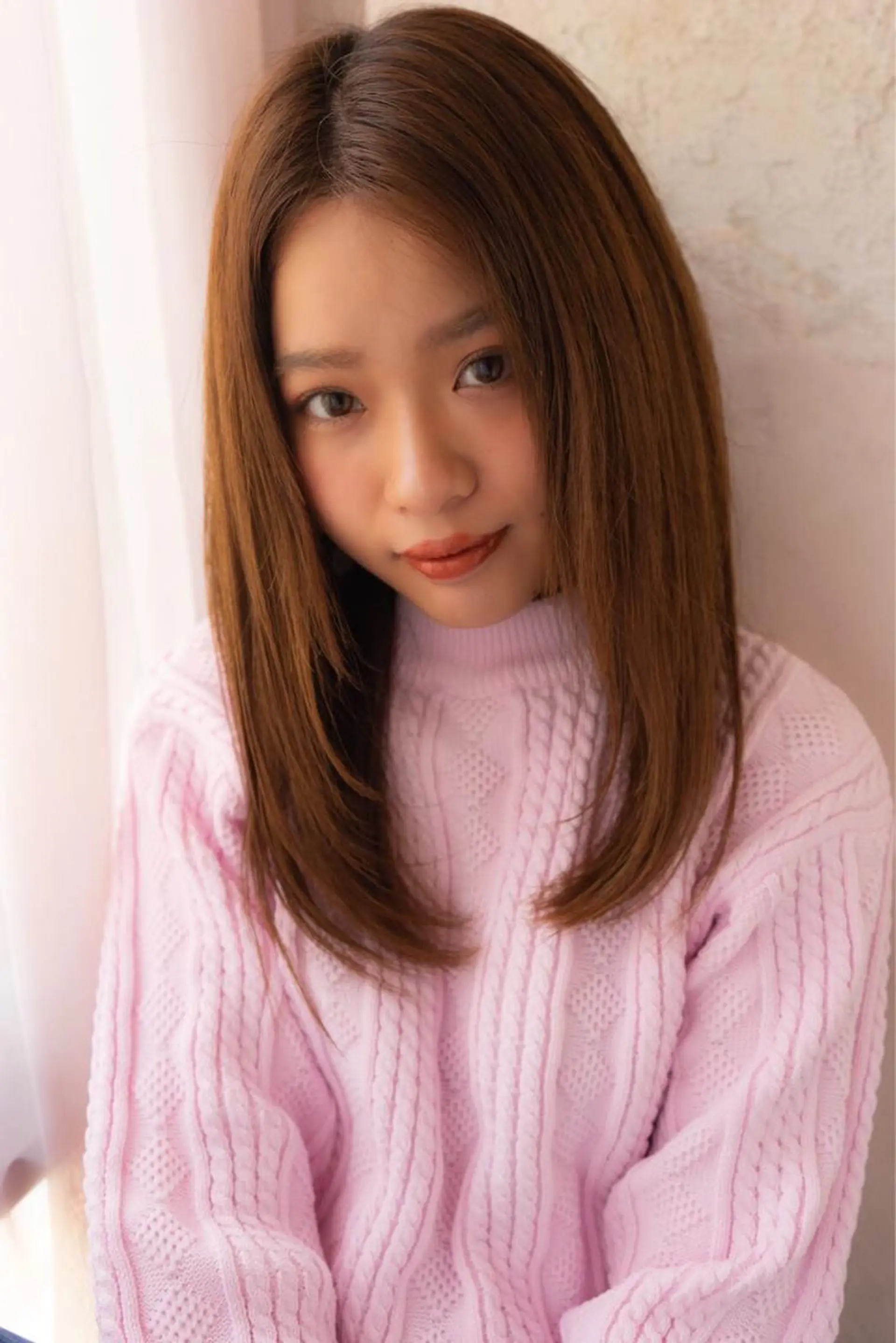 ミディアム カット ヘアカラー トリートメント 代表山口ひな 髪質改善のプロのヘアスタイル