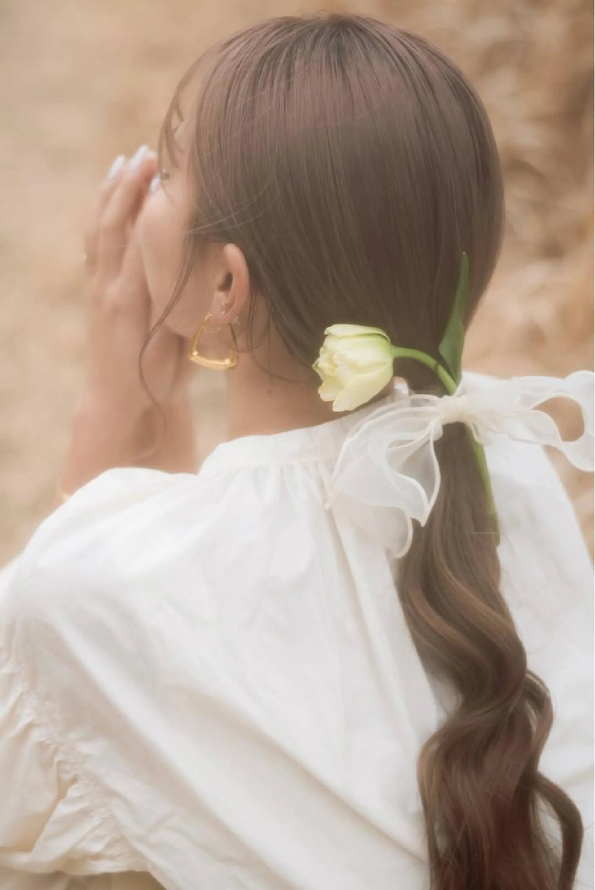 ロング ヘアアレンジ HIROKO / 透明感暖色カラー🎀のヘアスタイル