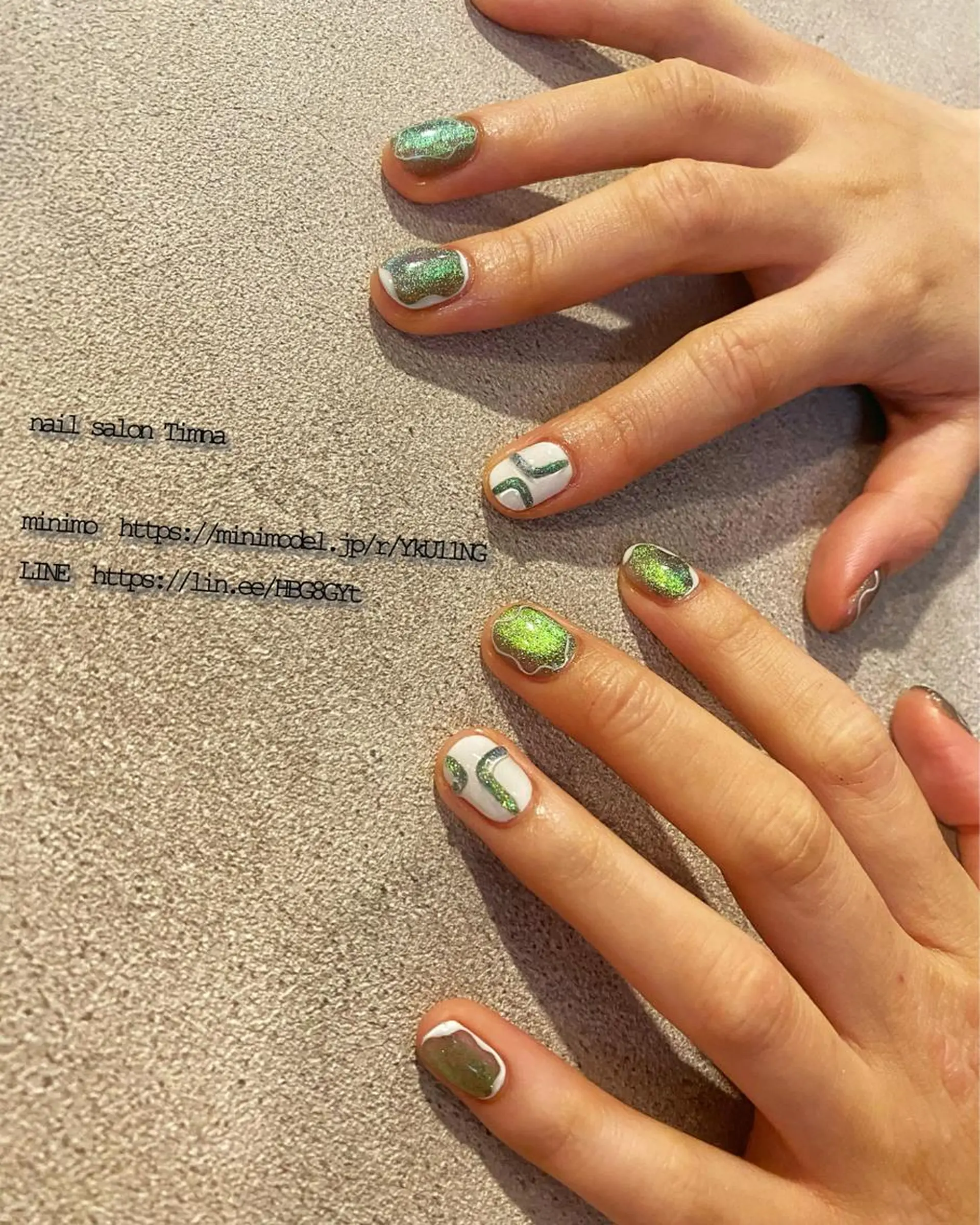 ショート NAILSALON 🍔Timna🍟のネイルデザイン