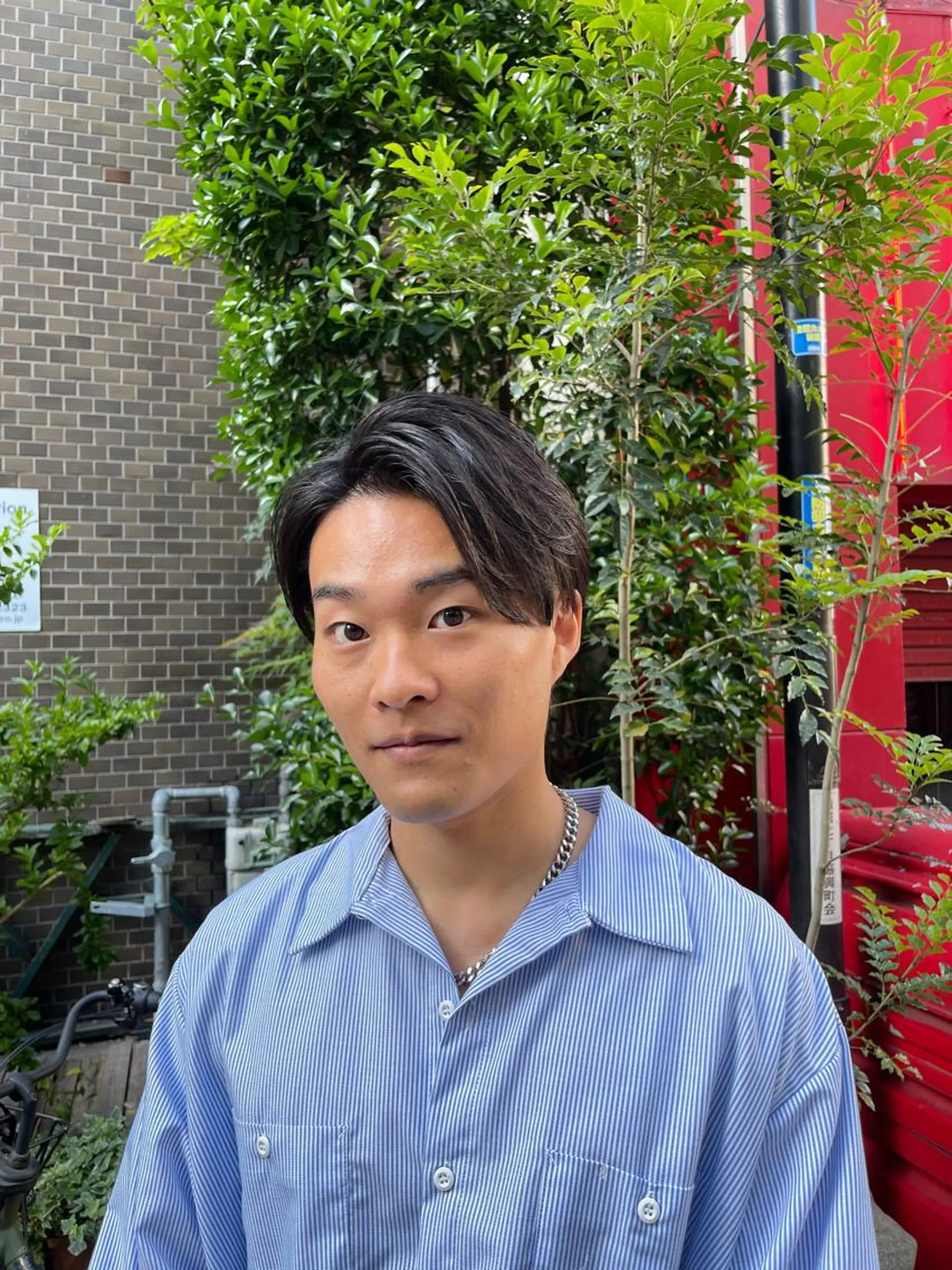 パーマ メンズ 縮毛矯正 ストレートパーマ CARE SHINSAIBASHI所属・縮毛・酸性ストレート 専門 今井のヘアスタイル