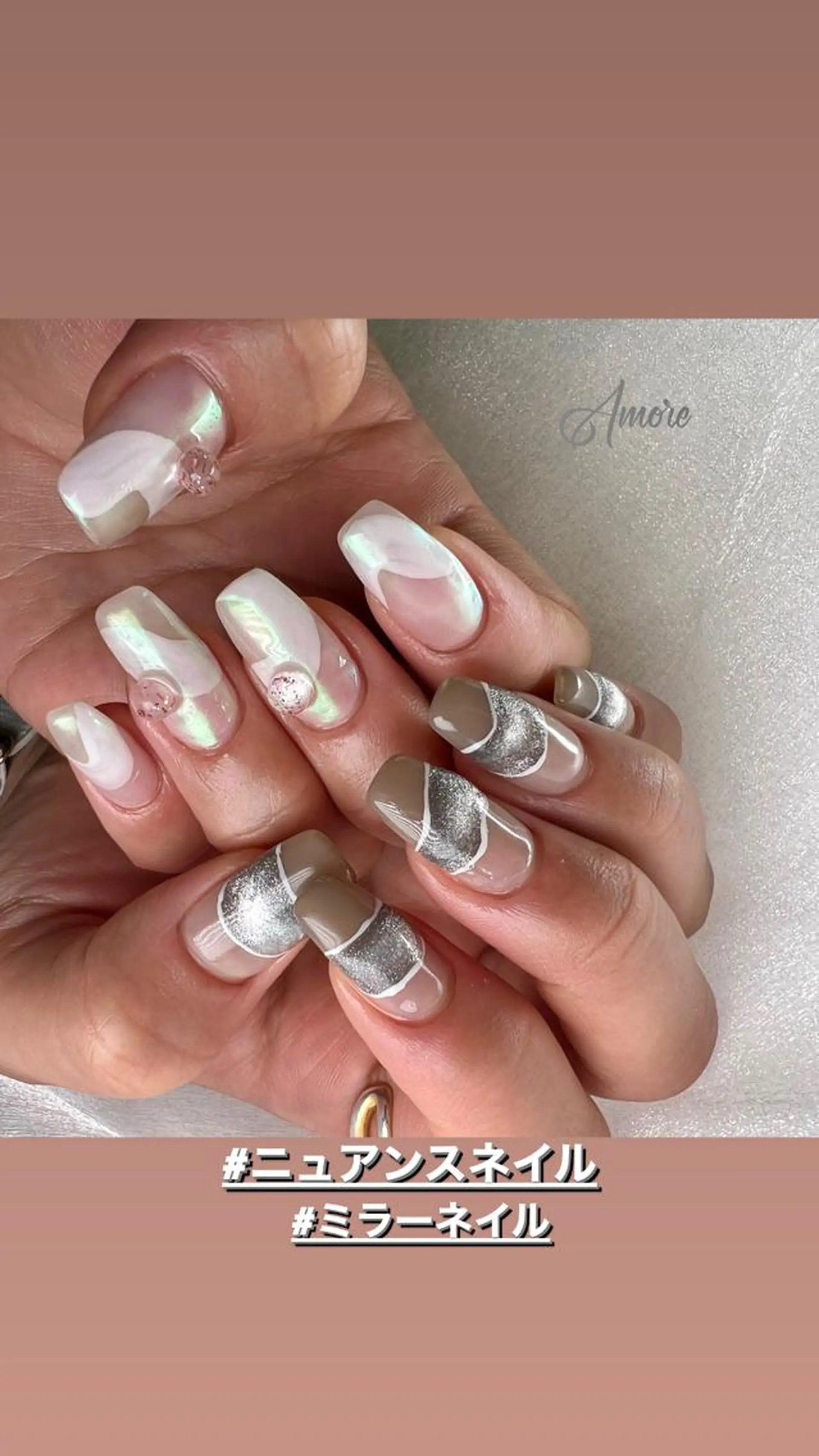 ネイル ジェルネイル 韓国ネイル パラジェル 夏ネイル You kyehwaのネイルデザイン