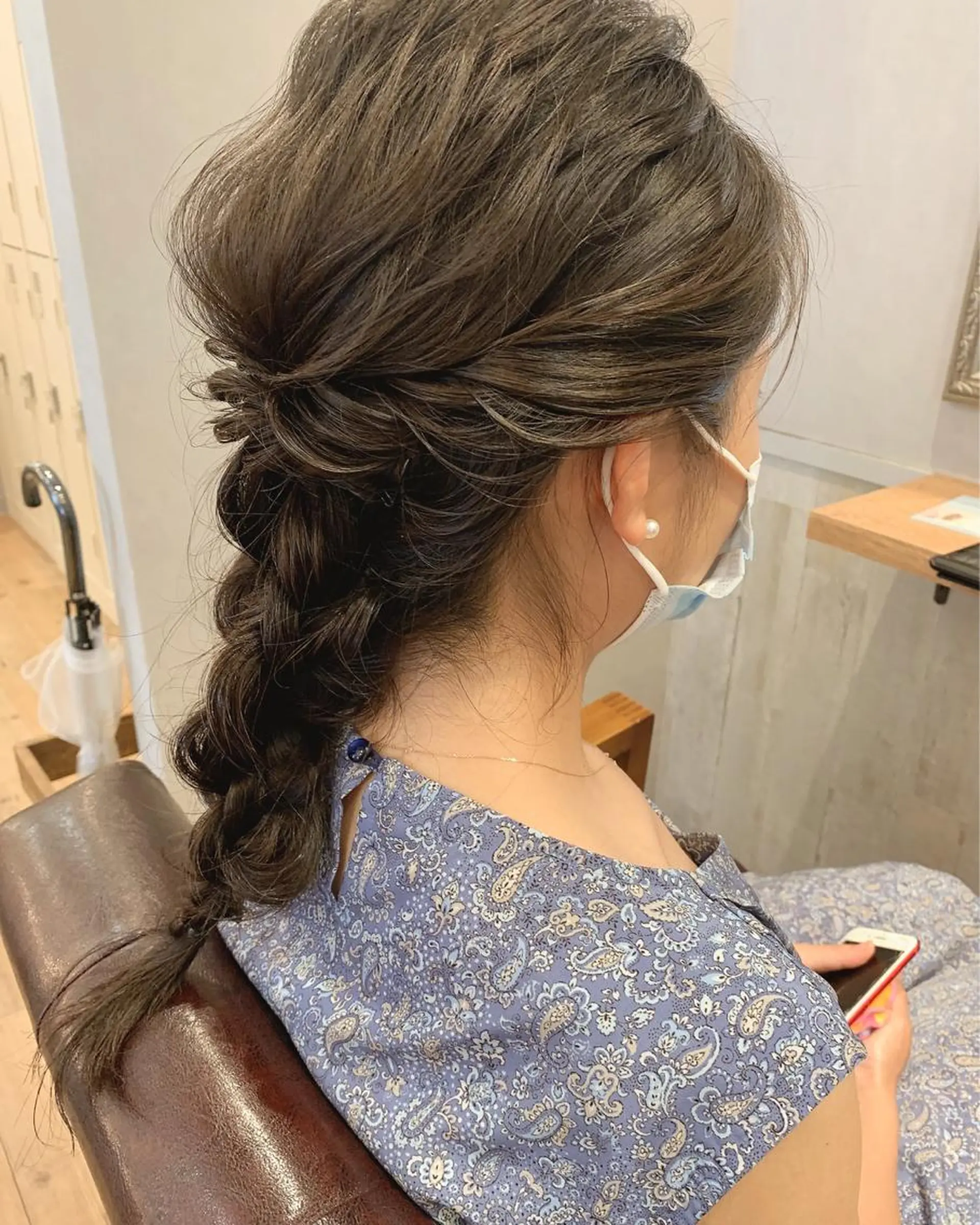 ヘアアレンジ 淡色ふんわりhair 新宿satomiのヘアスタイル