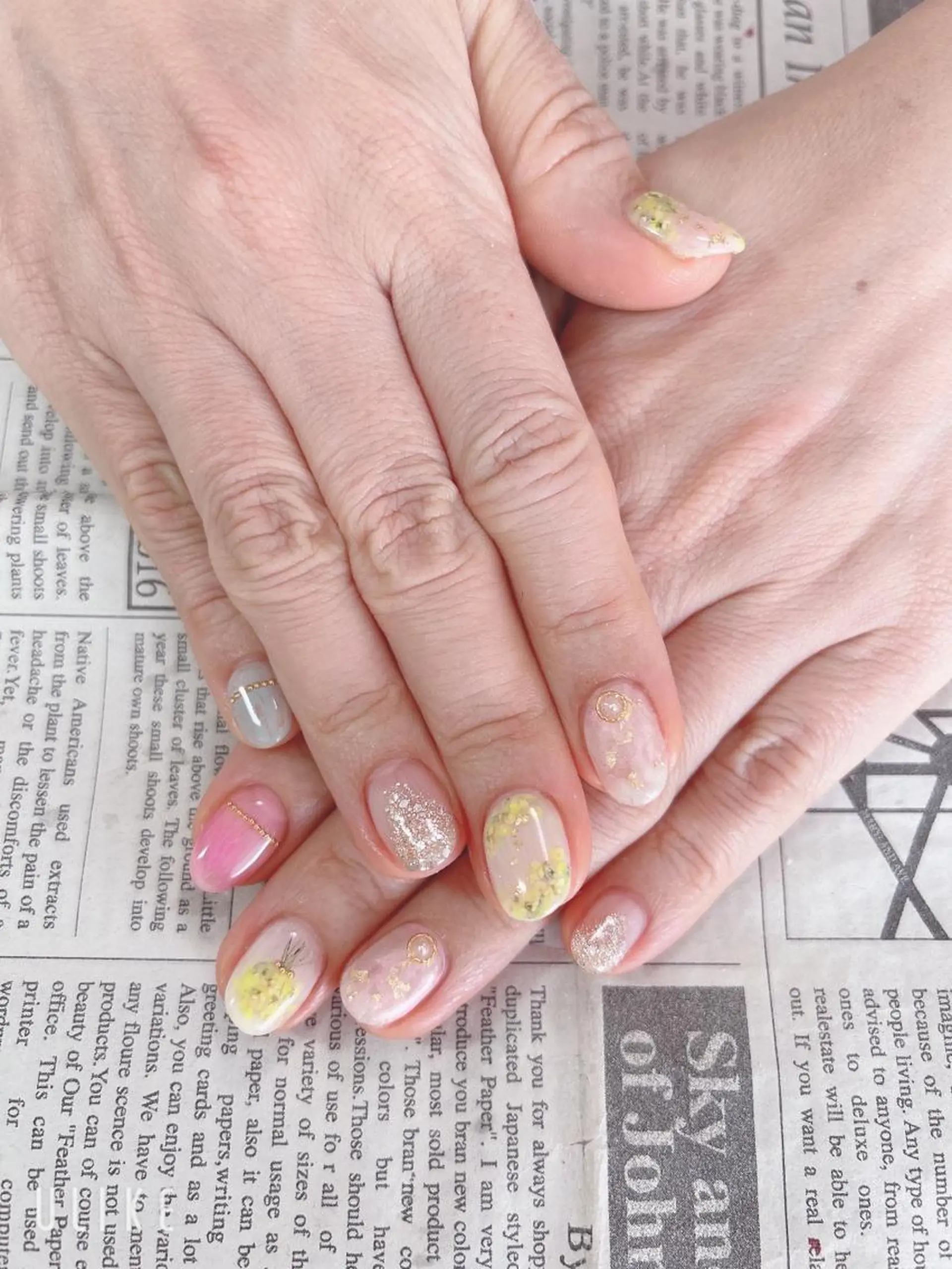 ネイル ハンドネイル ハンドケア 森山 舞のネイルデザイン