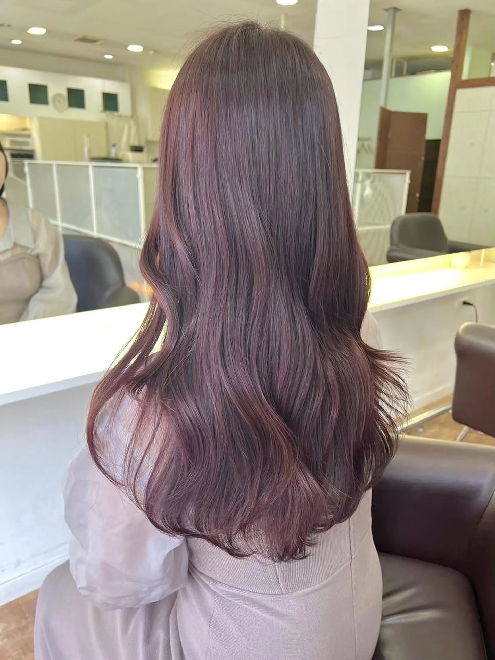 セミロング ヘアカラー トリートメント Hip's eyes 大宮のヘアスタイル