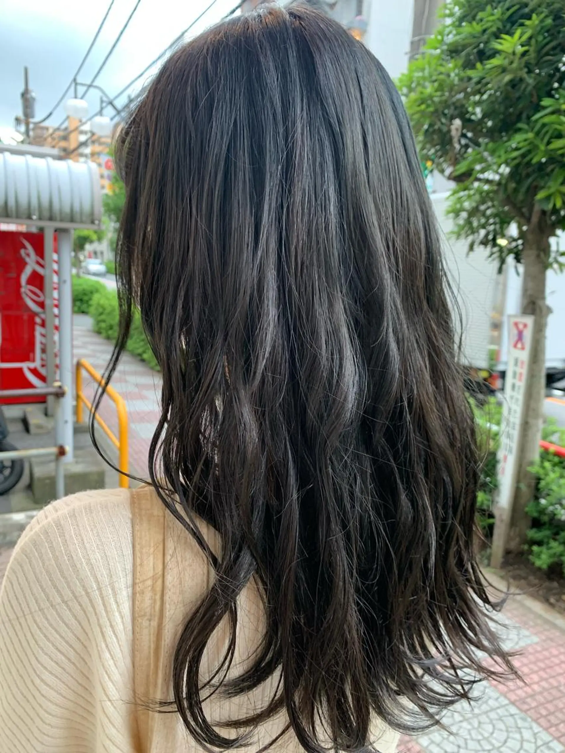 ロング ヘアカラー トリートメント ゆうき あすかのヘアスタイル