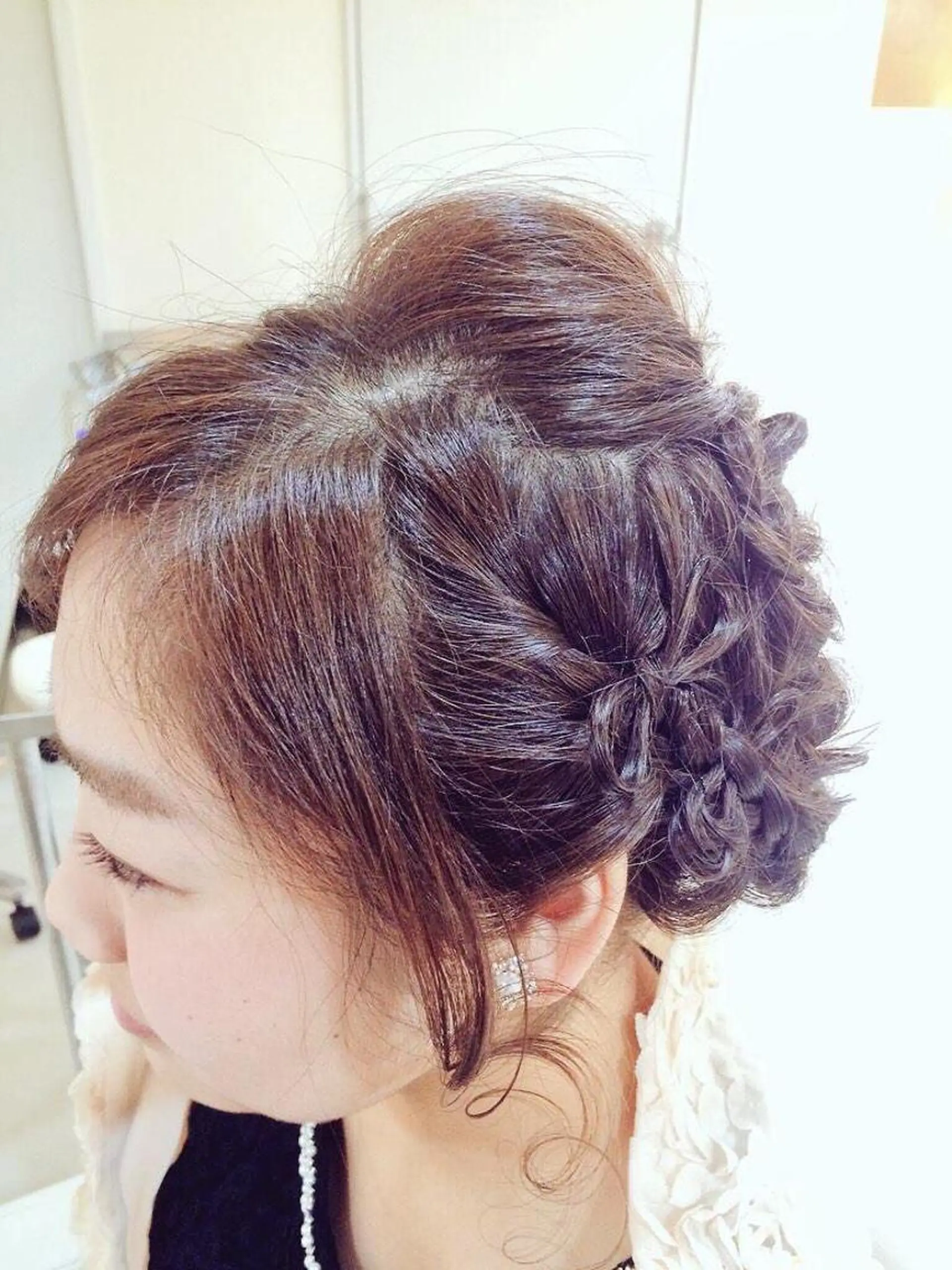 セミロング ヘアアレンジ mai /Lita中央橋のヘアスタイル