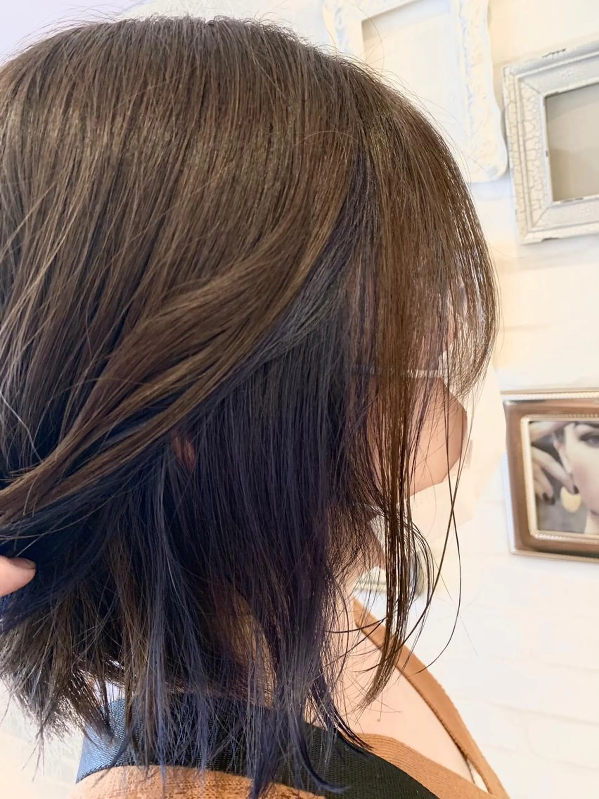 ミディアム カラー アッシュ ベージュカラー パープルカラー Gain所属・Gain Nanamiのエステ・リラクイメージ