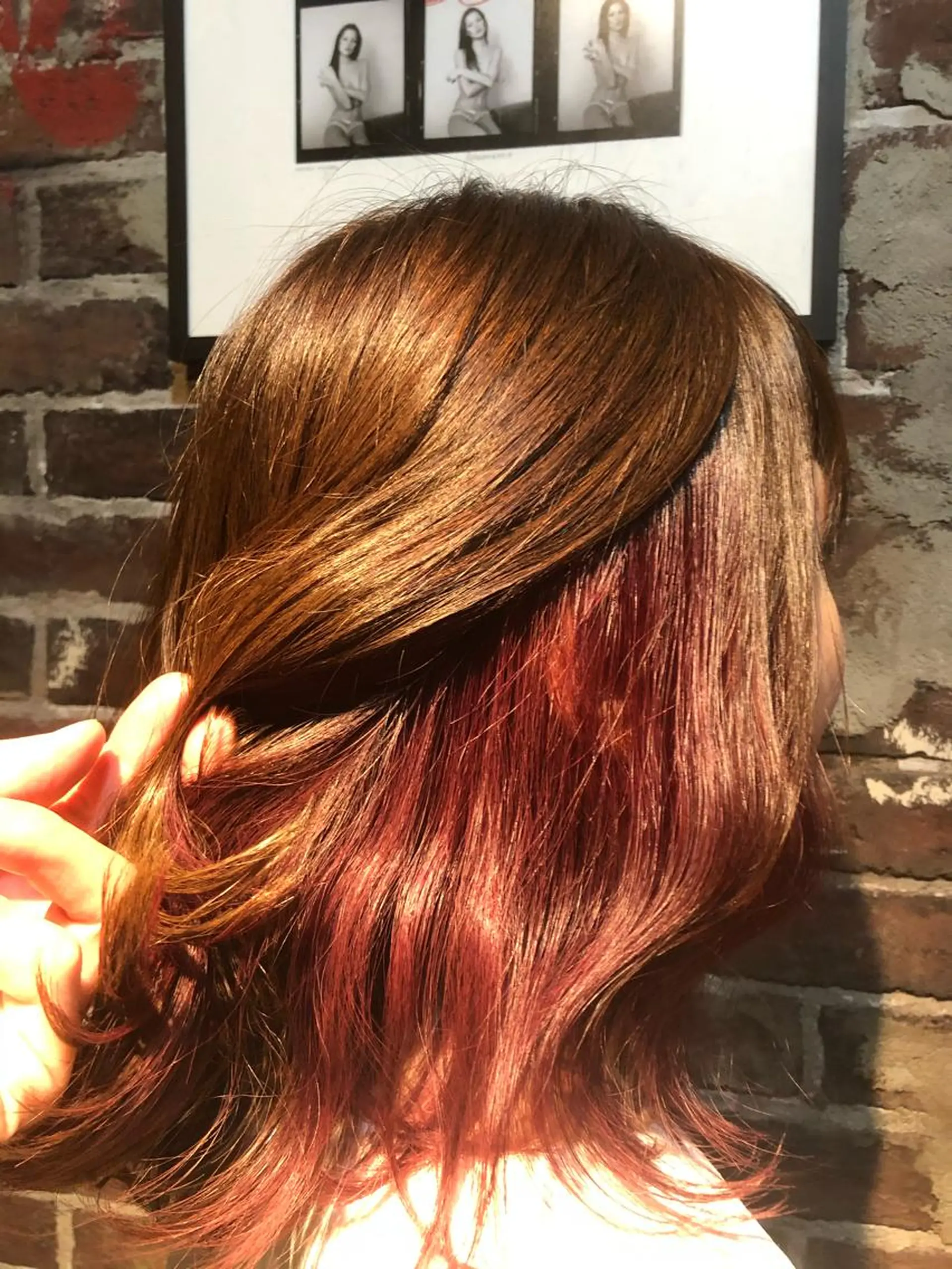 ミディアム カラー 藤木 雅俊のヘアスタイル