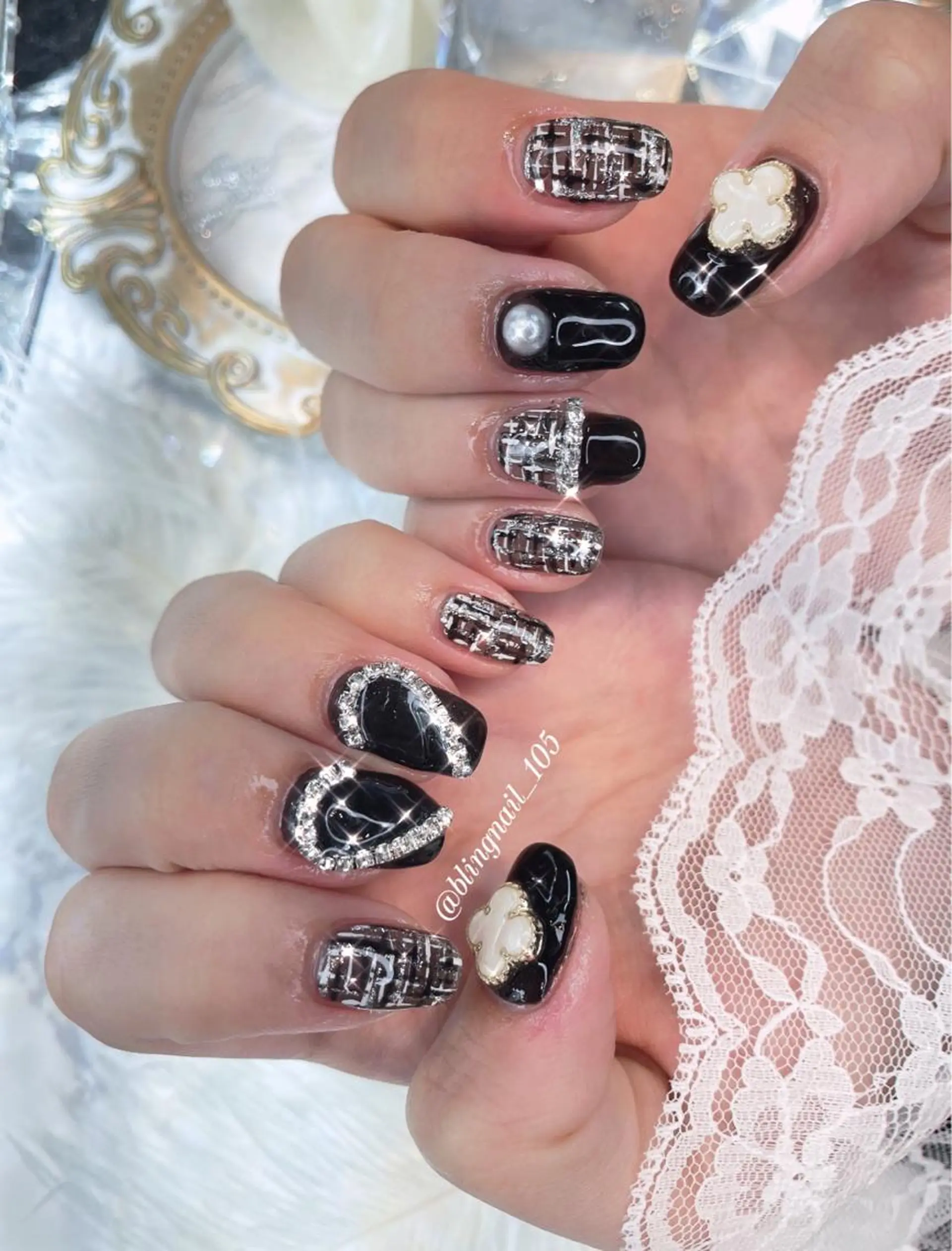 ネイル 23時まで❤︎韓国、 ワンホンネイルのネイルデザイン